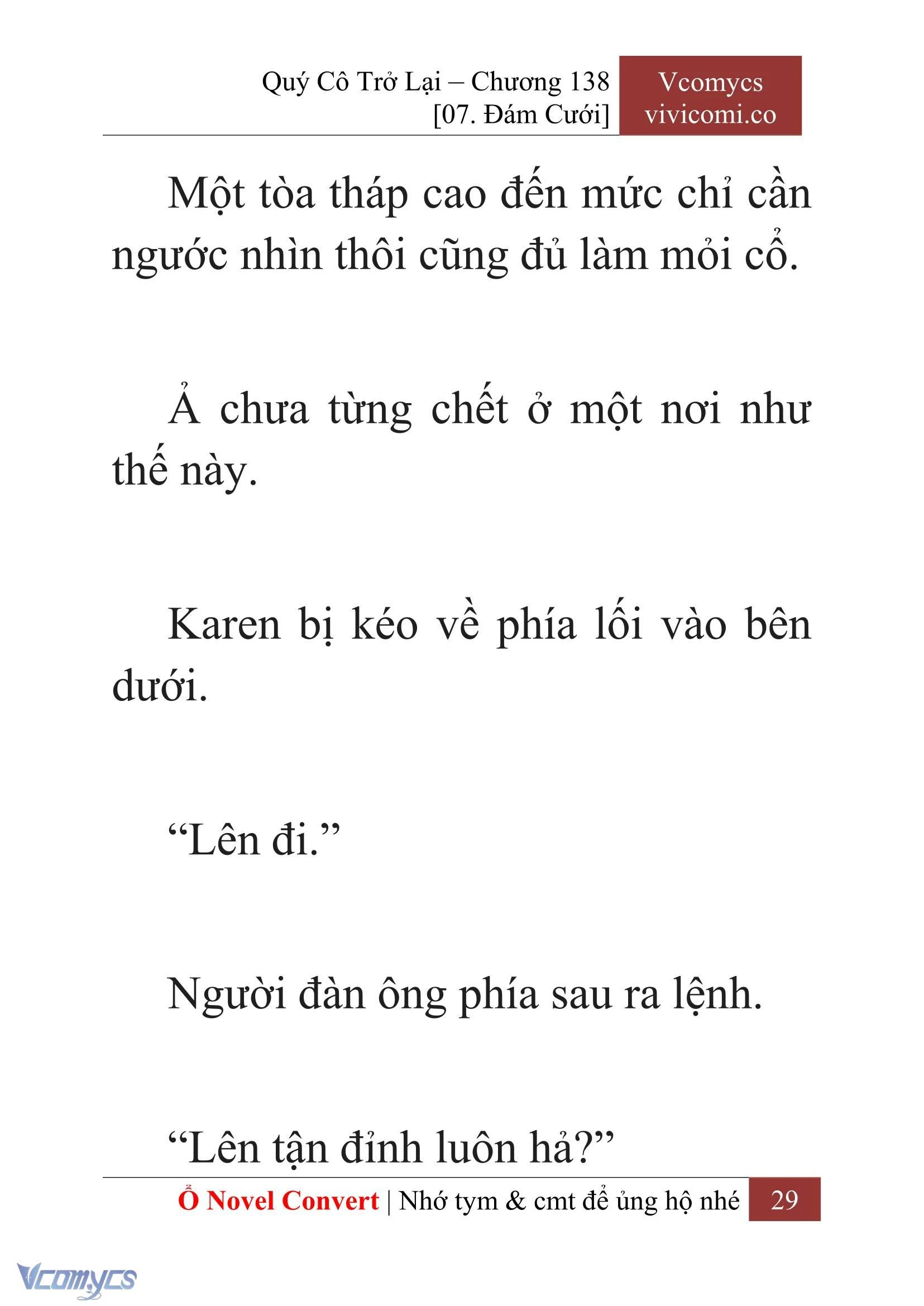 [Novel] Quý Cô Trở Lại Chapter 138 - Trang 32