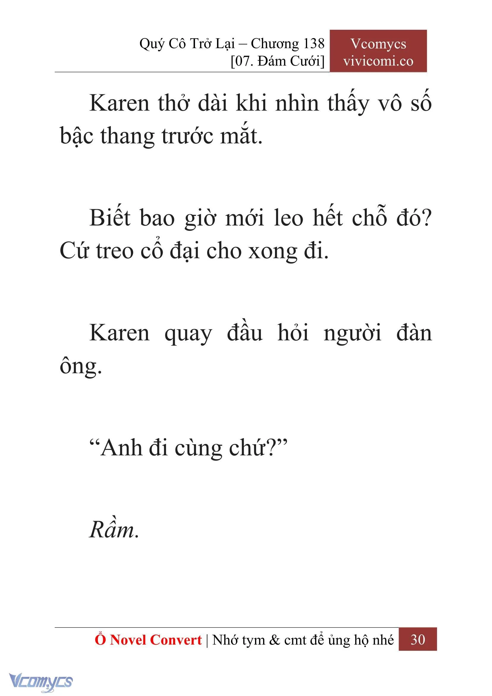 [Novel] Quý Cô Trở Lại Chapter 138 - Trang 33