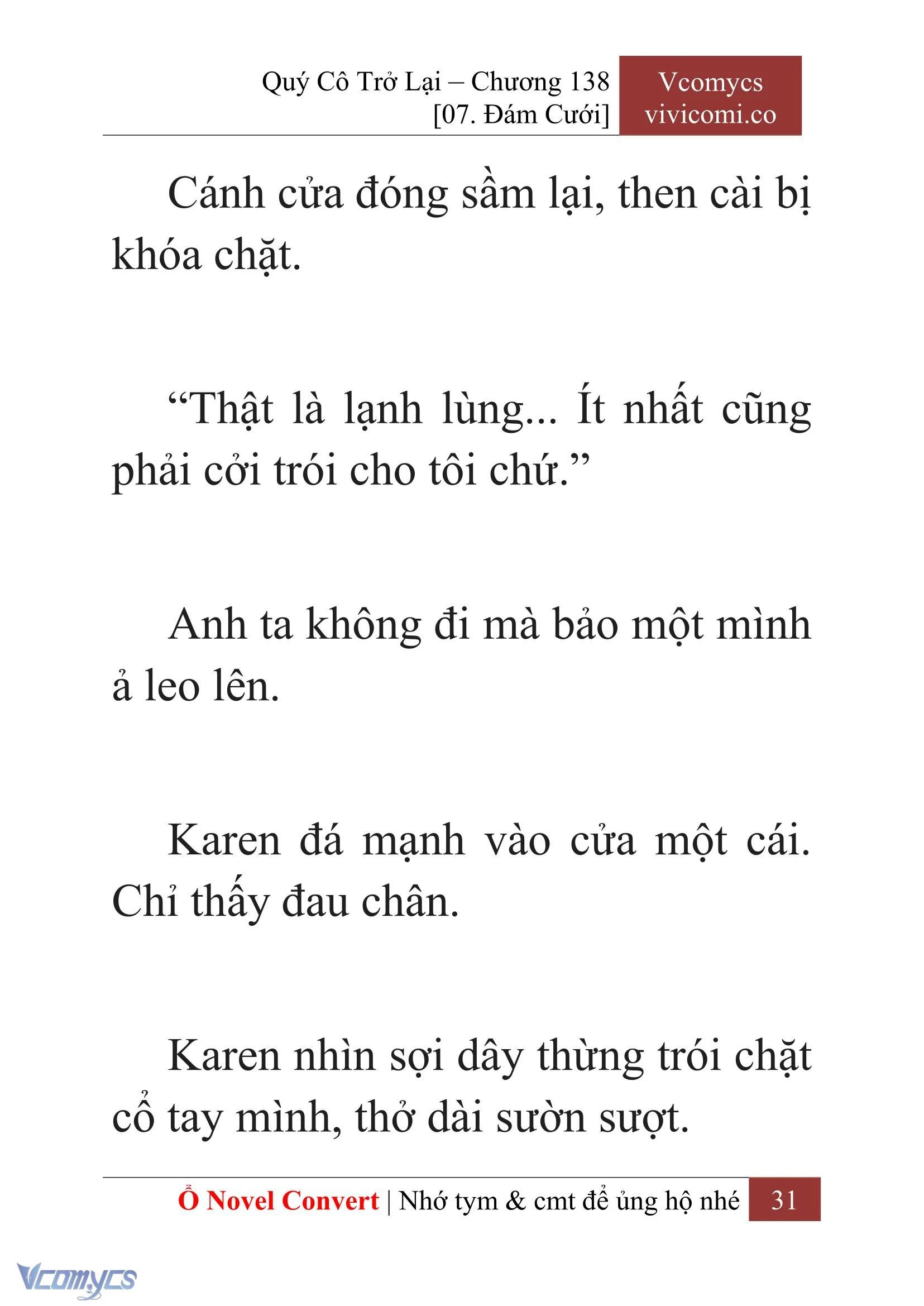 [Novel] Quý Cô Trở Lại Chapter 138 - Trang 34