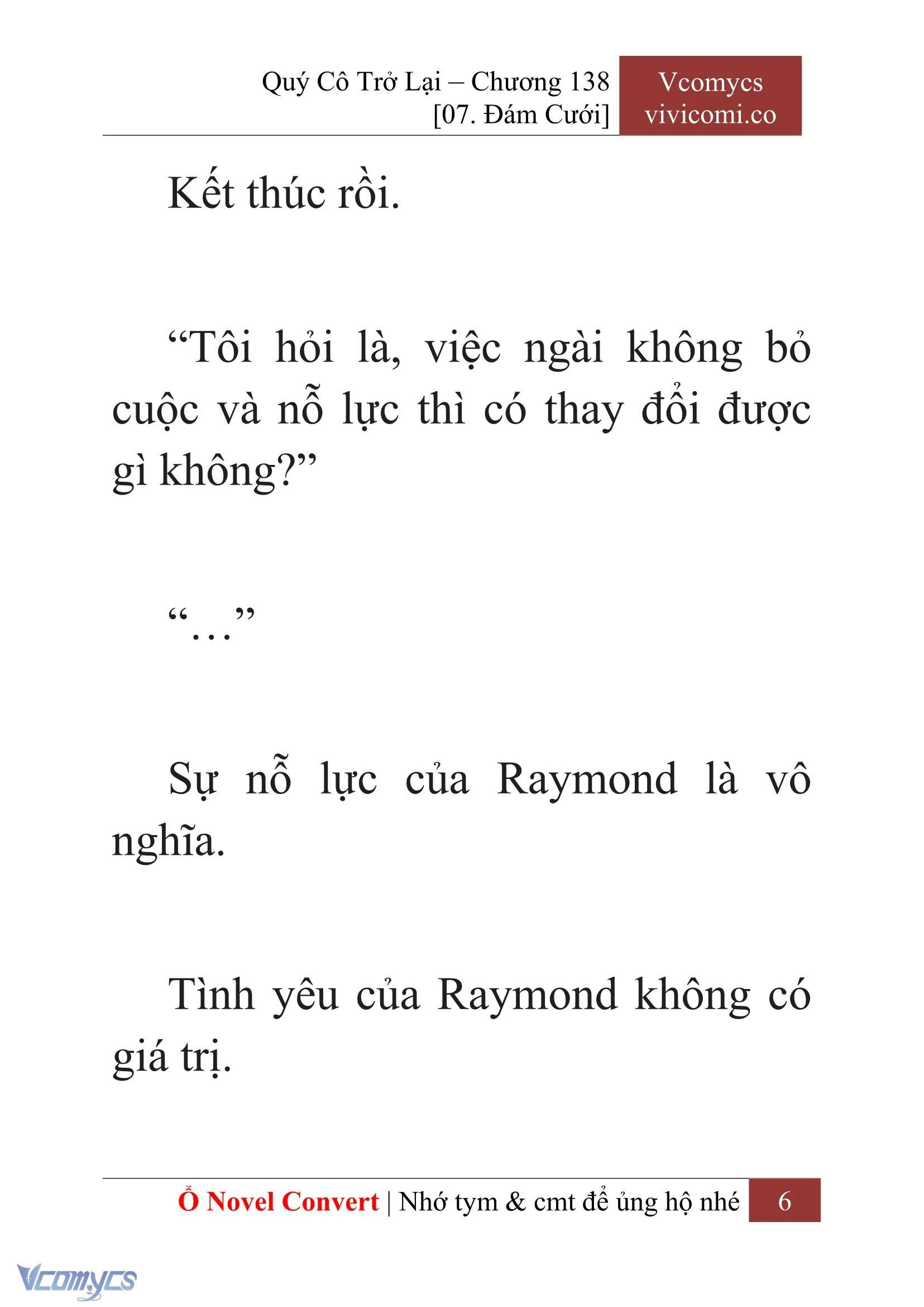 [Novel] Quý Cô Trở Lại Chapter 138 - Trang 9