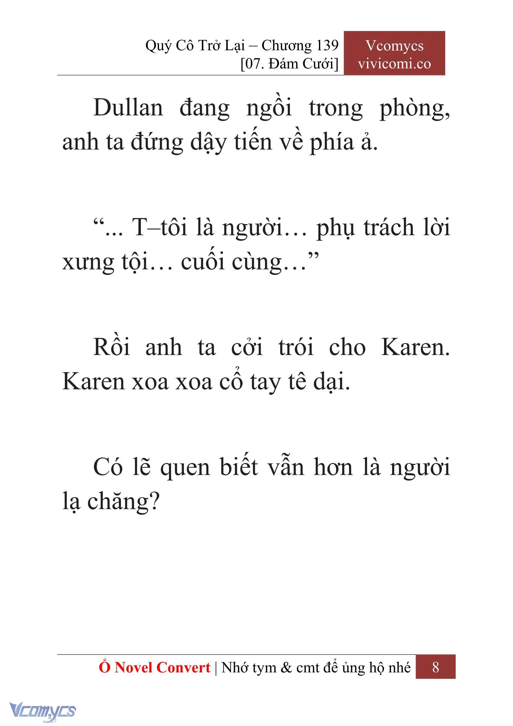 [Novel] Quý Cô Trở Lại Chapter 139 - Trang 11
