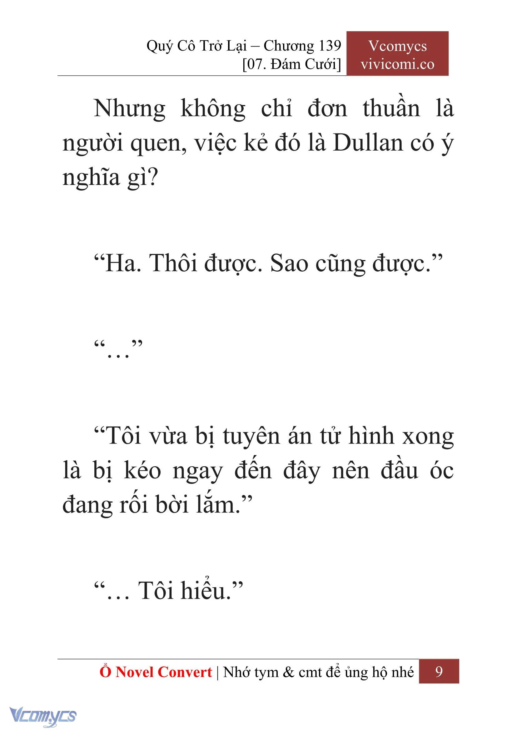 [Novel] Quý Cô Trở Lại Chapter 139 - Trang 12