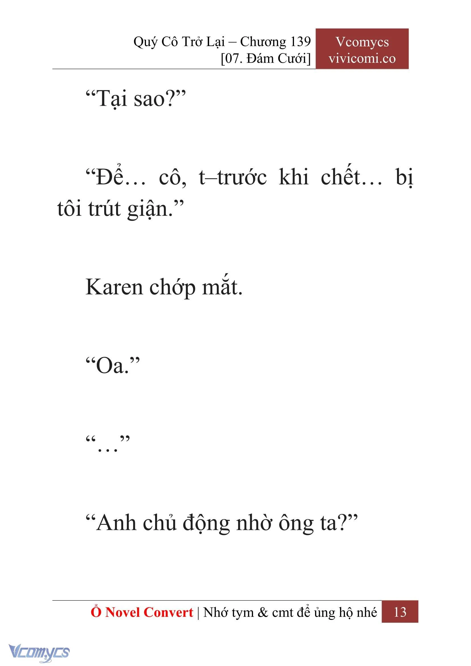 [Novel] Quý Cô Trở Lại Chapter 139 - Trang 16
