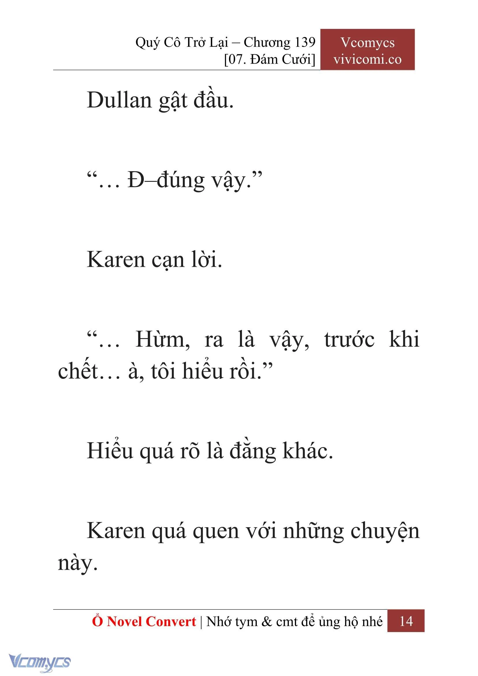 [Novel] Quý Cô Trở Lại Chapter 139 - Trang 17