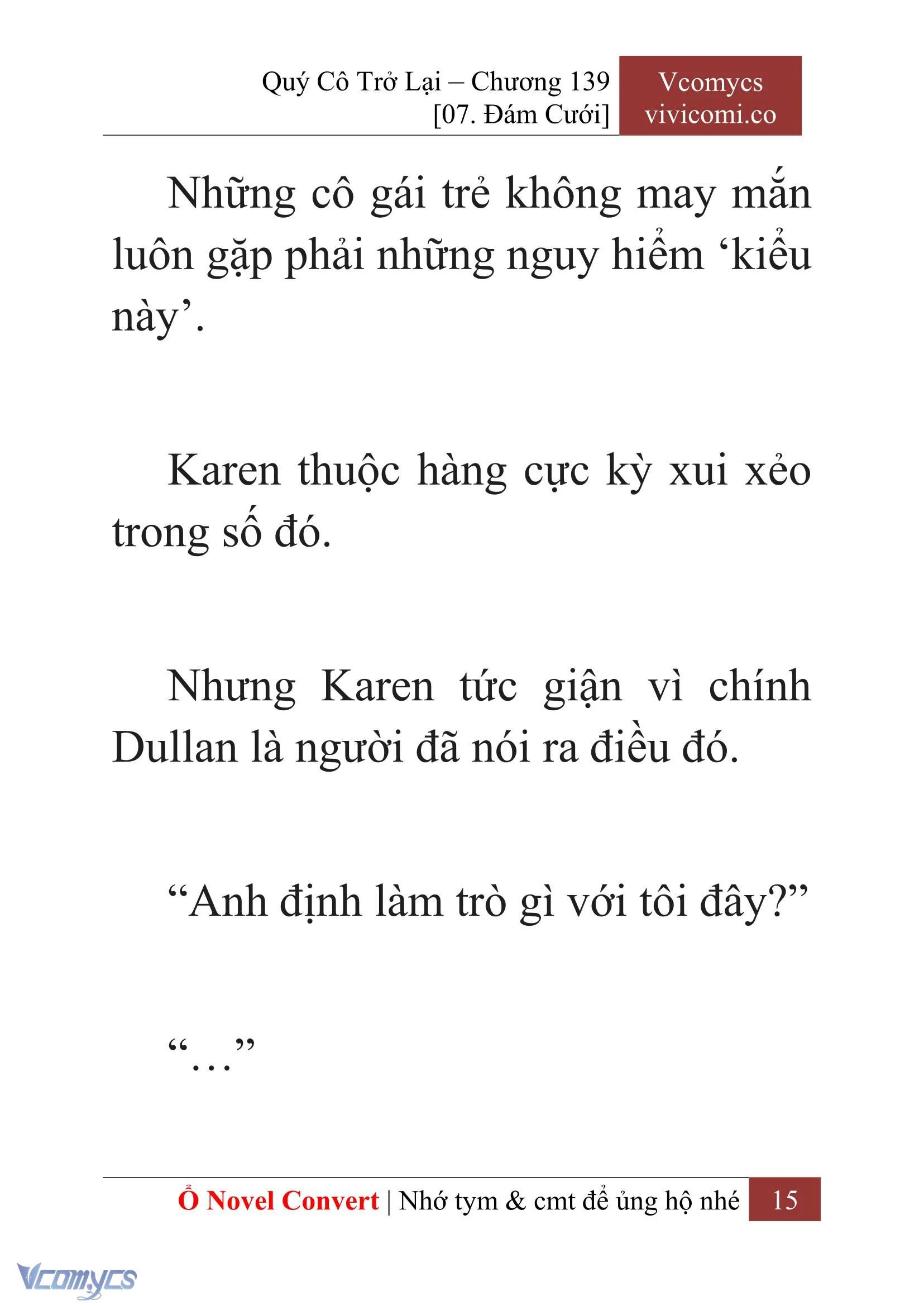 [Novel] Quý Cô Trở Lại Chapter 139 - Trang 18