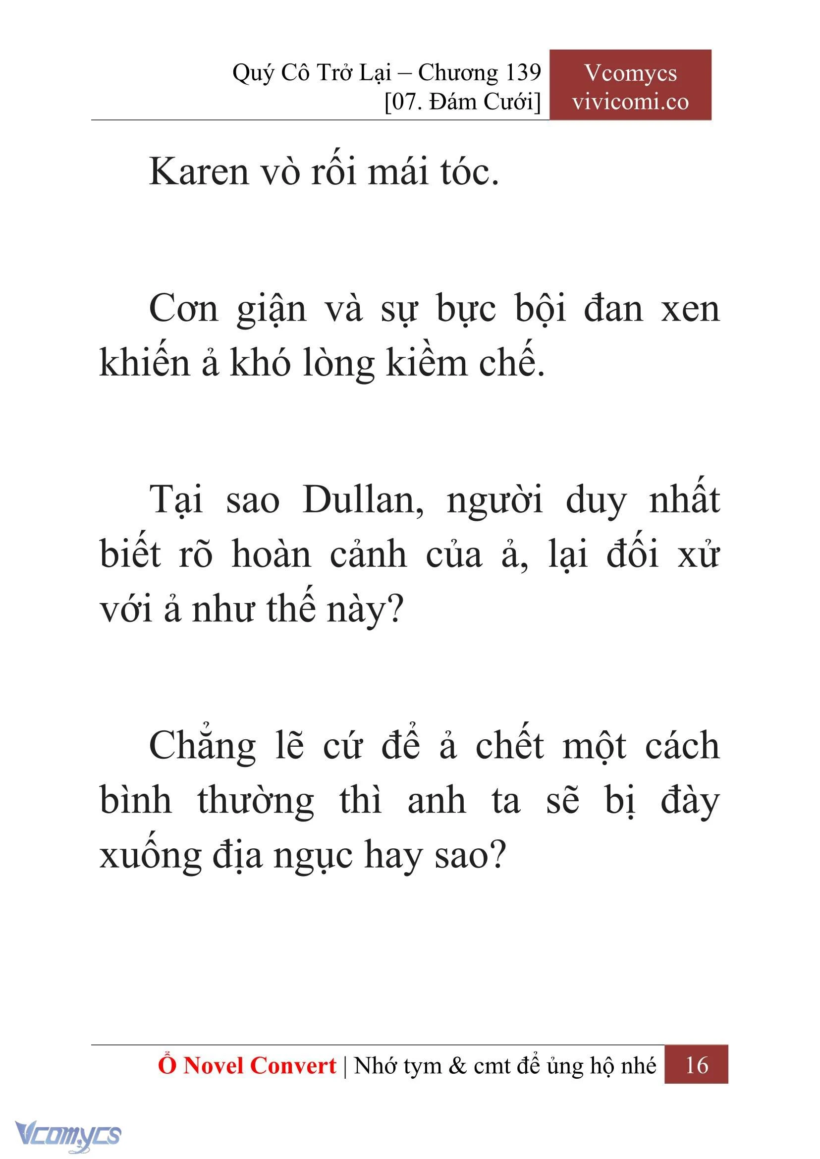[Novel] Quý Cô Trở Lại Chapter 139 - Trang 19