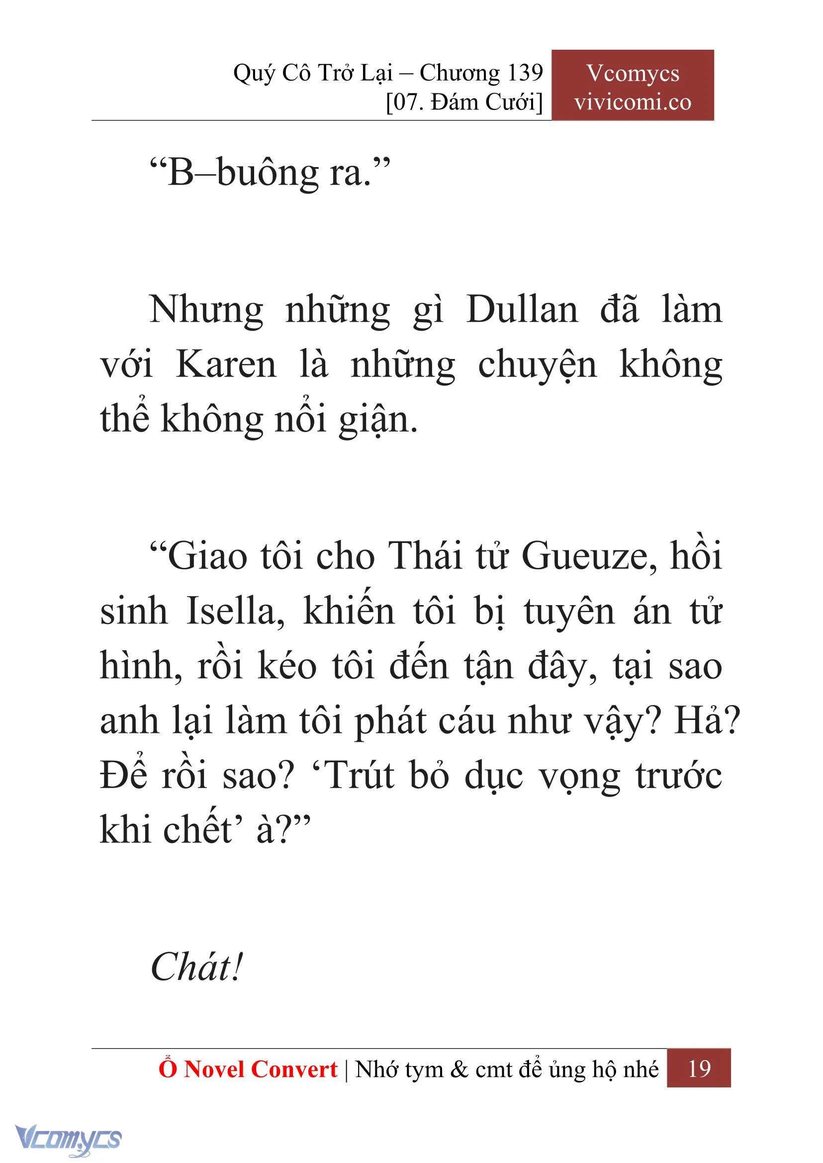 [Novel] Quý Cô Trở Lại Chapter 139 - Trang 22