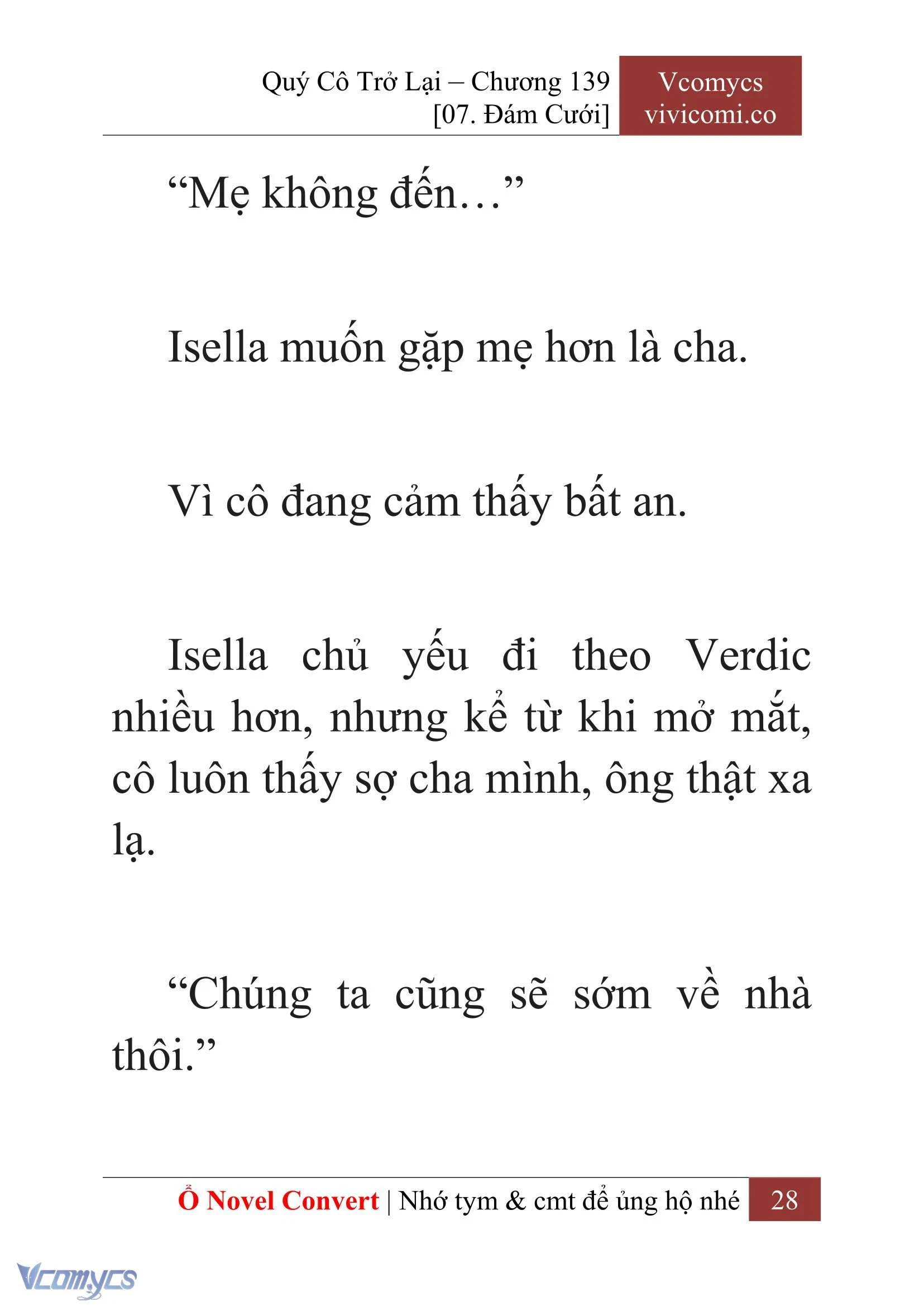 [Novel] Quý Cô Trở Lại Chapter 139 - Trang 31