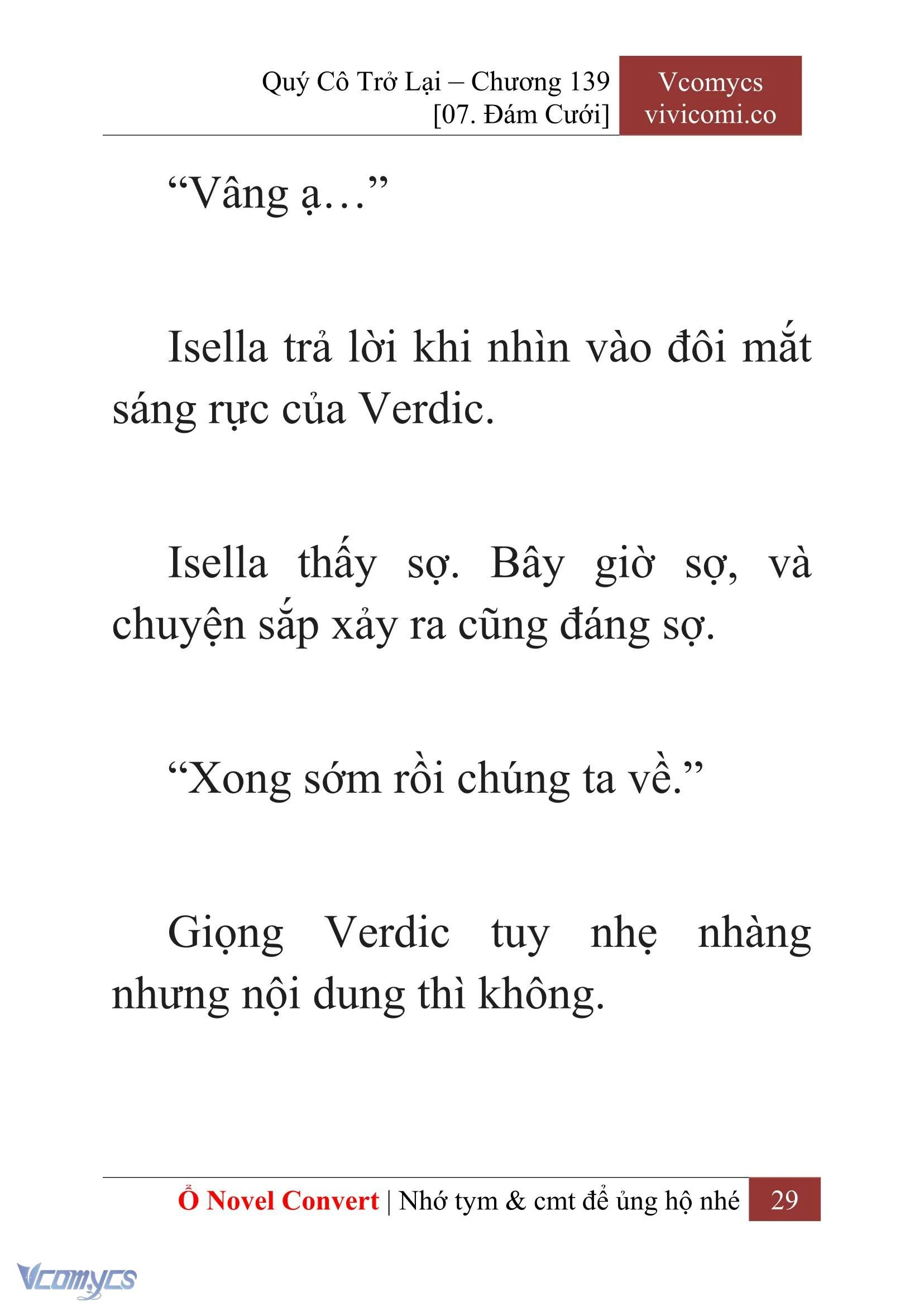 [Novel] Quý Cô Trở Lại Chapter 139 - Trang 32