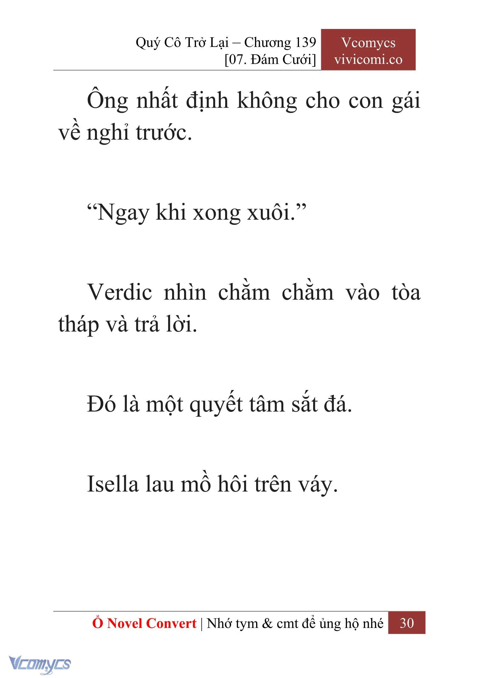 [Novel] Quý Cô Trở Lại Chapter 139 - Trang 33