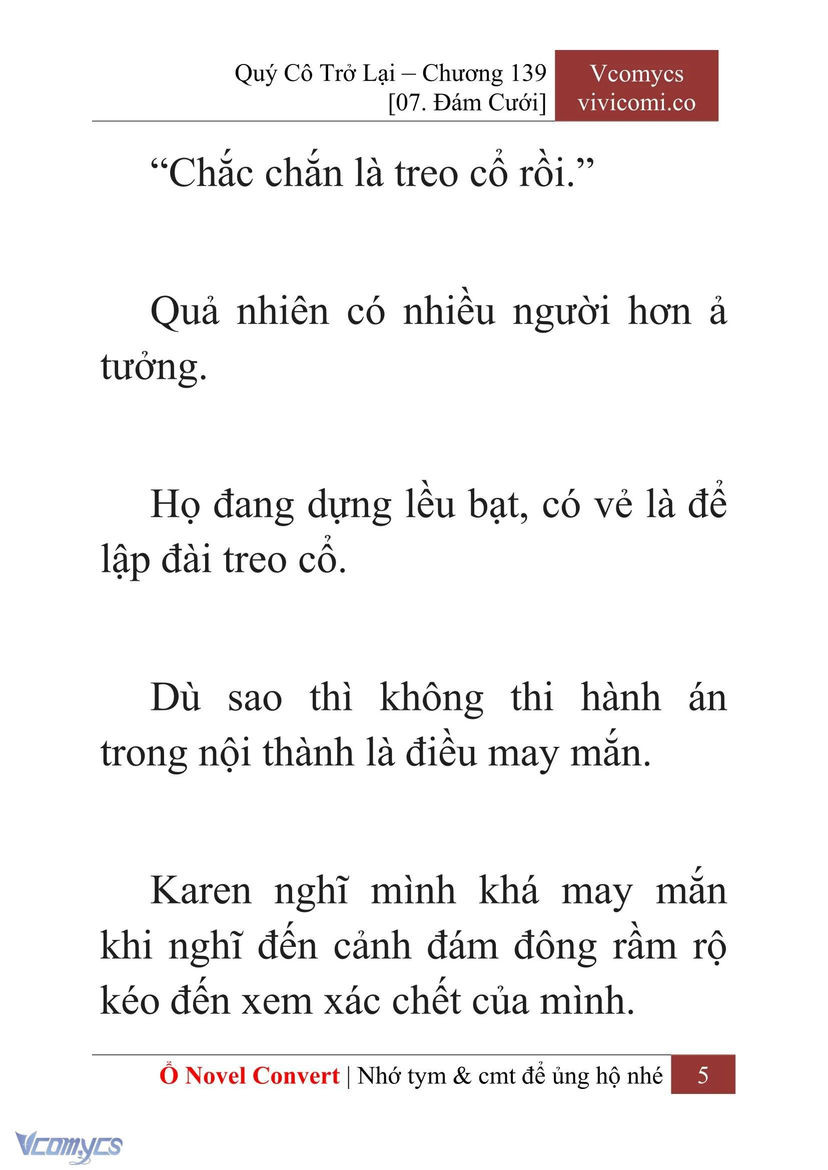 [Novel] Quý Cô Trở Lại Chapter 139 - Trang 8