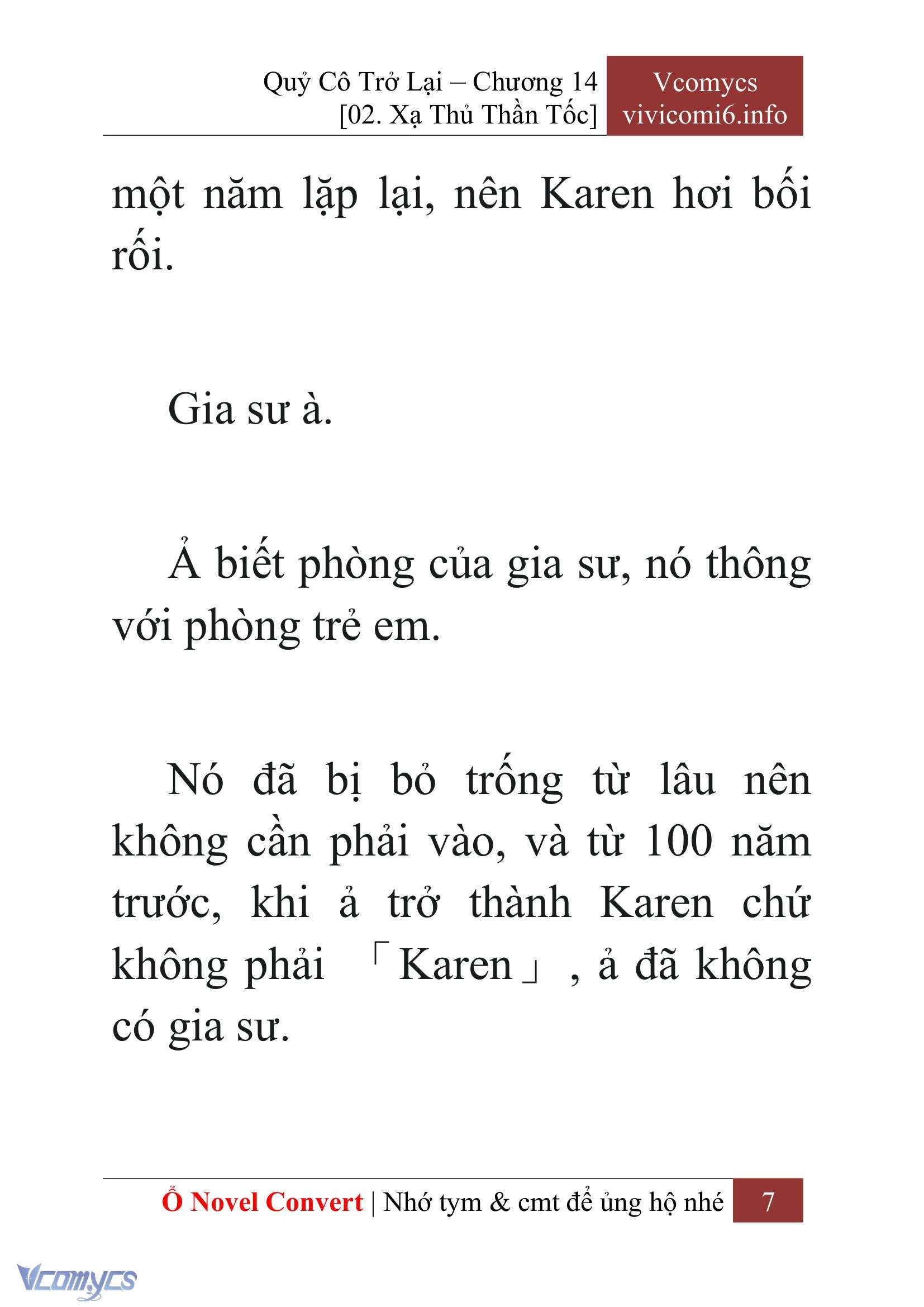 [Novel] Quý Cô Trở Lại Chapter 14 - Trang 10