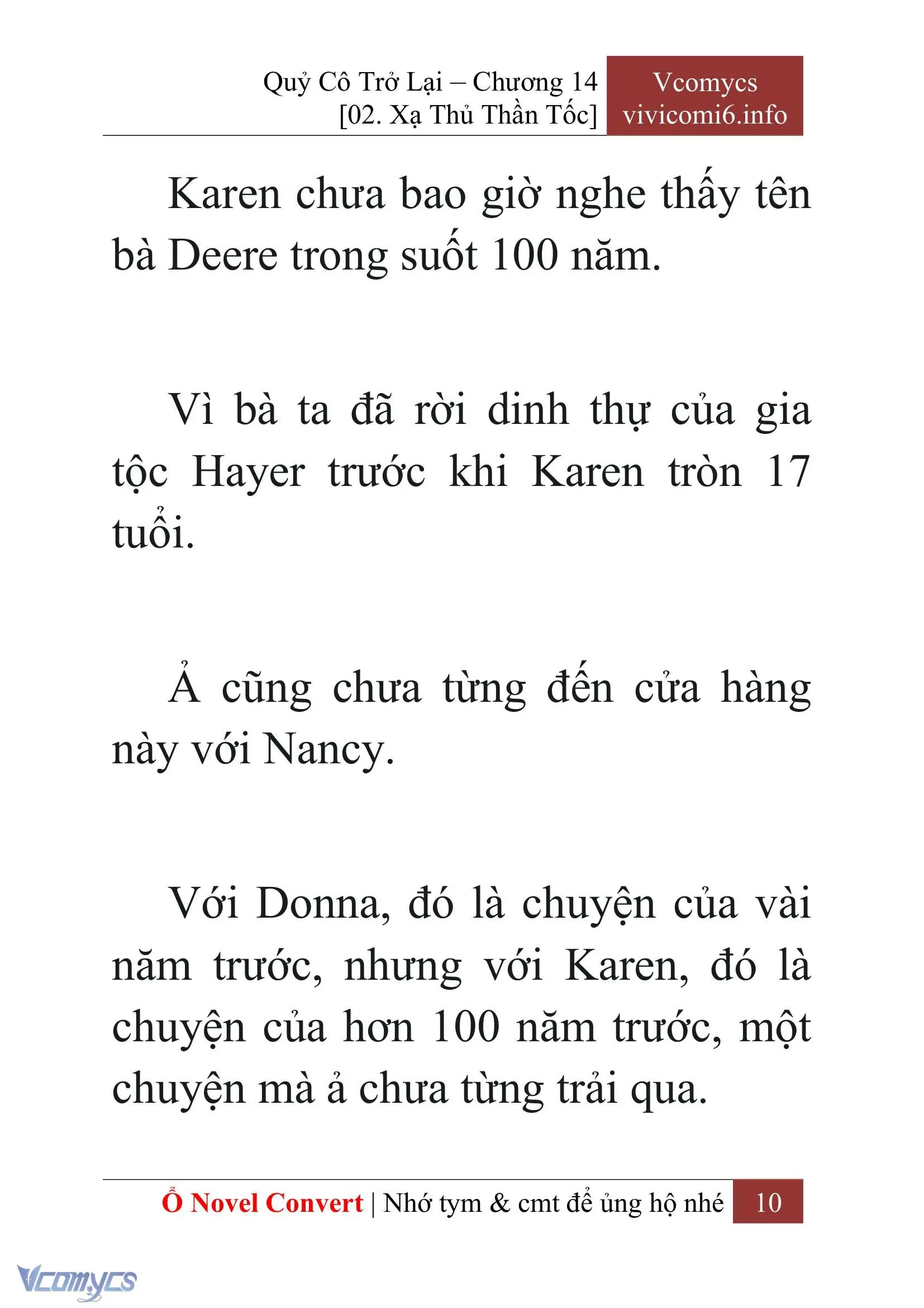 [Novel] Quý Cô Trở Lại Chapter 14 - Trang 13
