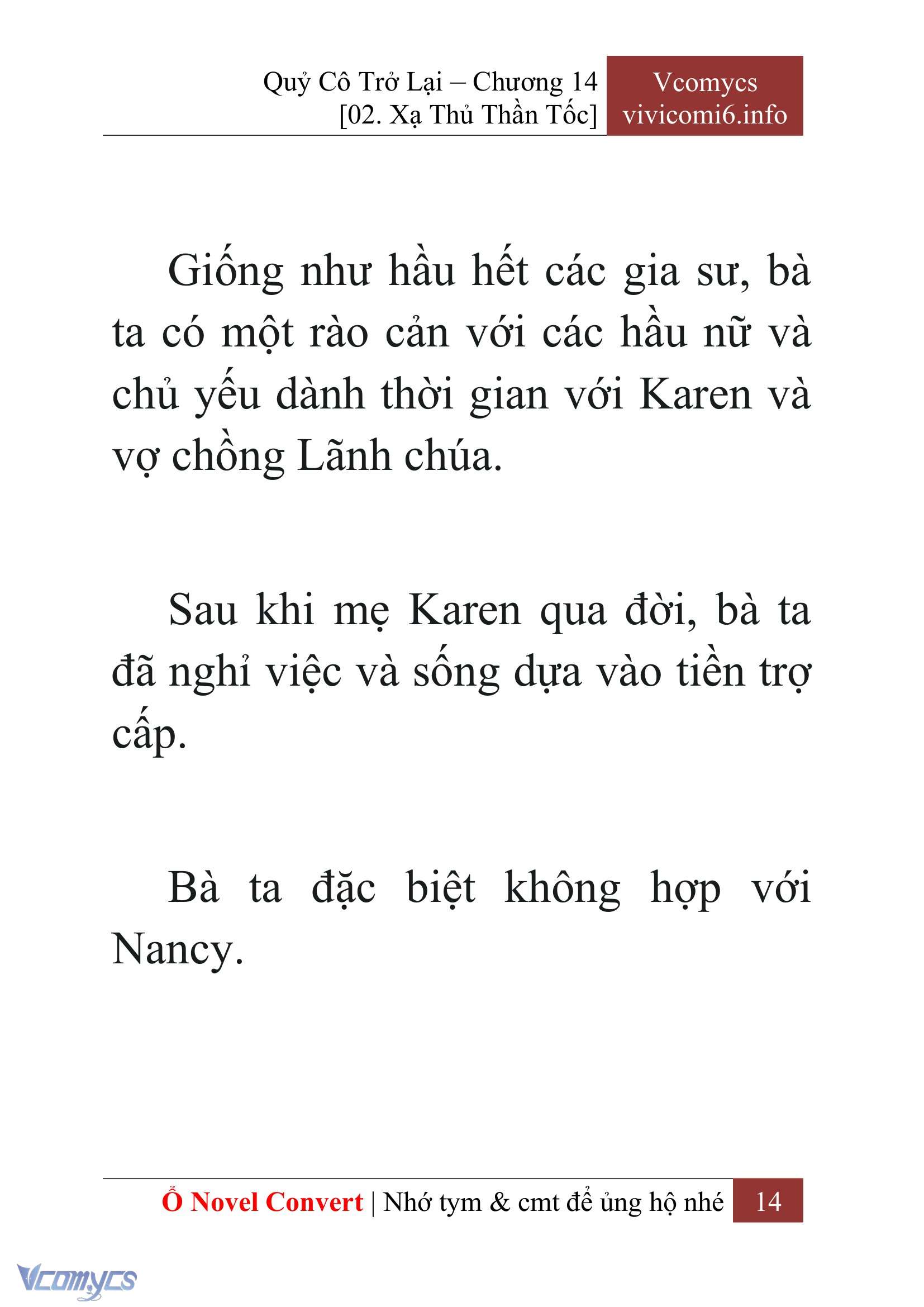 [Novel] Quý Cô Trở Lại Chapter 14 - Trang 17