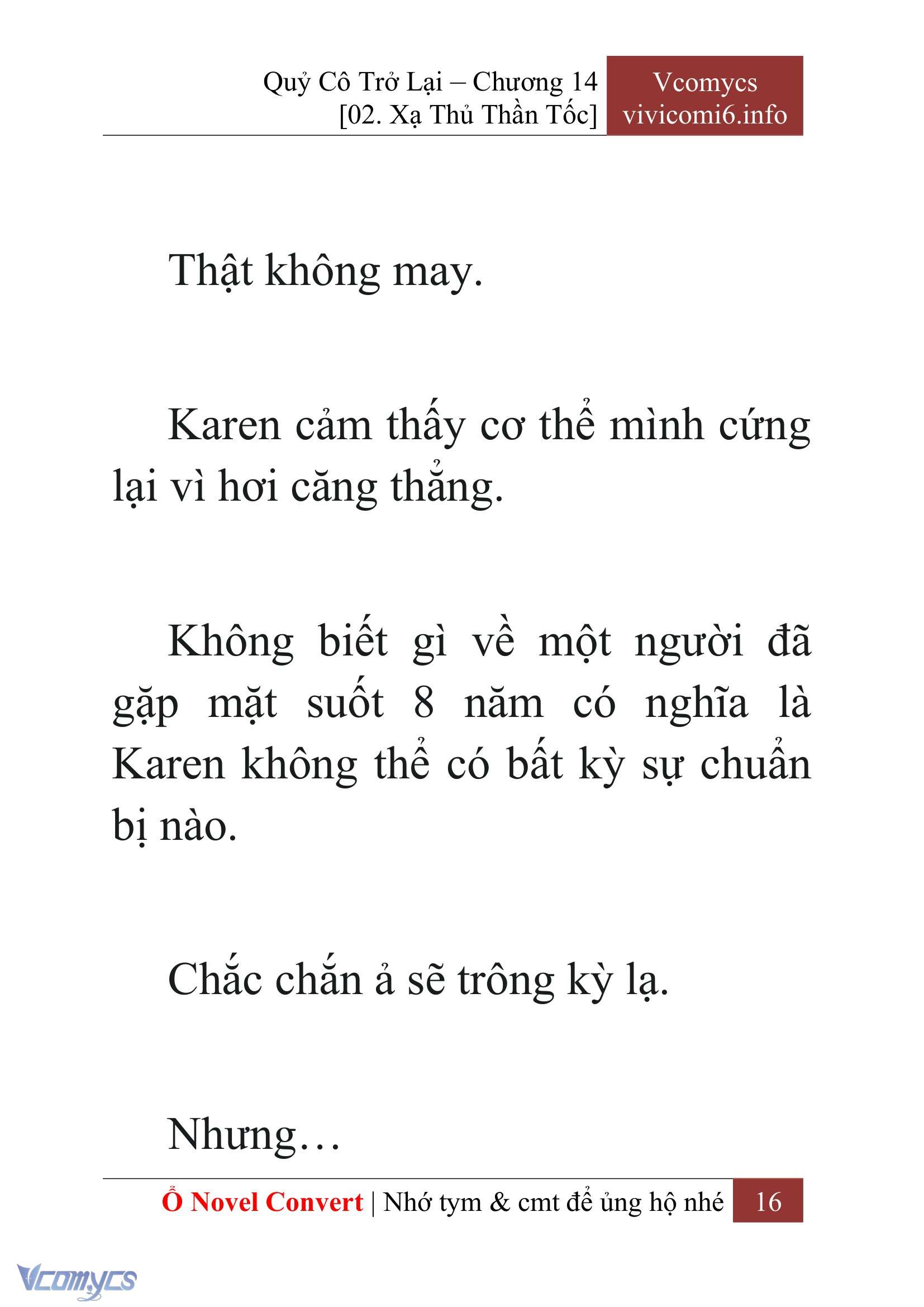 [Novel] Quý Cô Trở Lại Chapter 14 - Trang 19