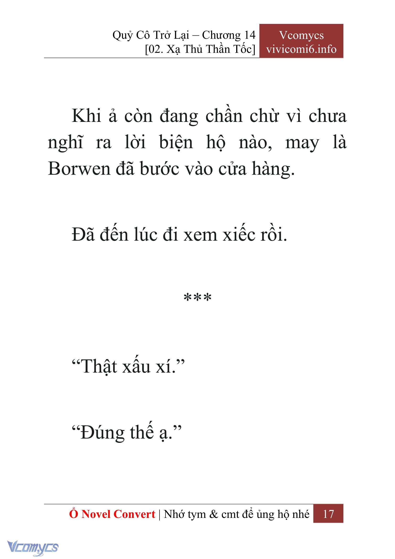 [Novel] Quý Cô Trở Lại Chapter 14 - Trang 20