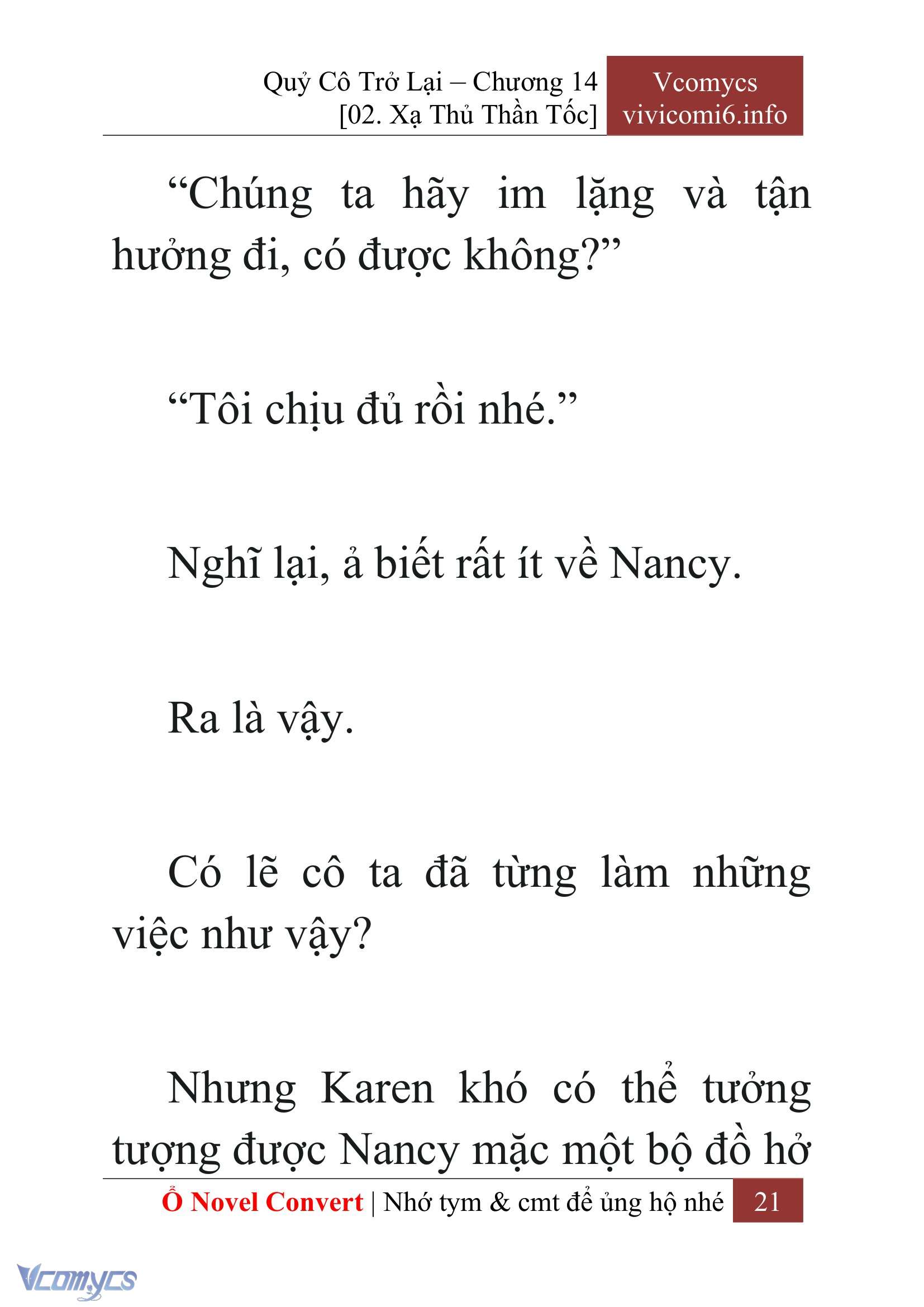 [Novel] Quý Cô Trở Lại Chapter 14 - Trang 24