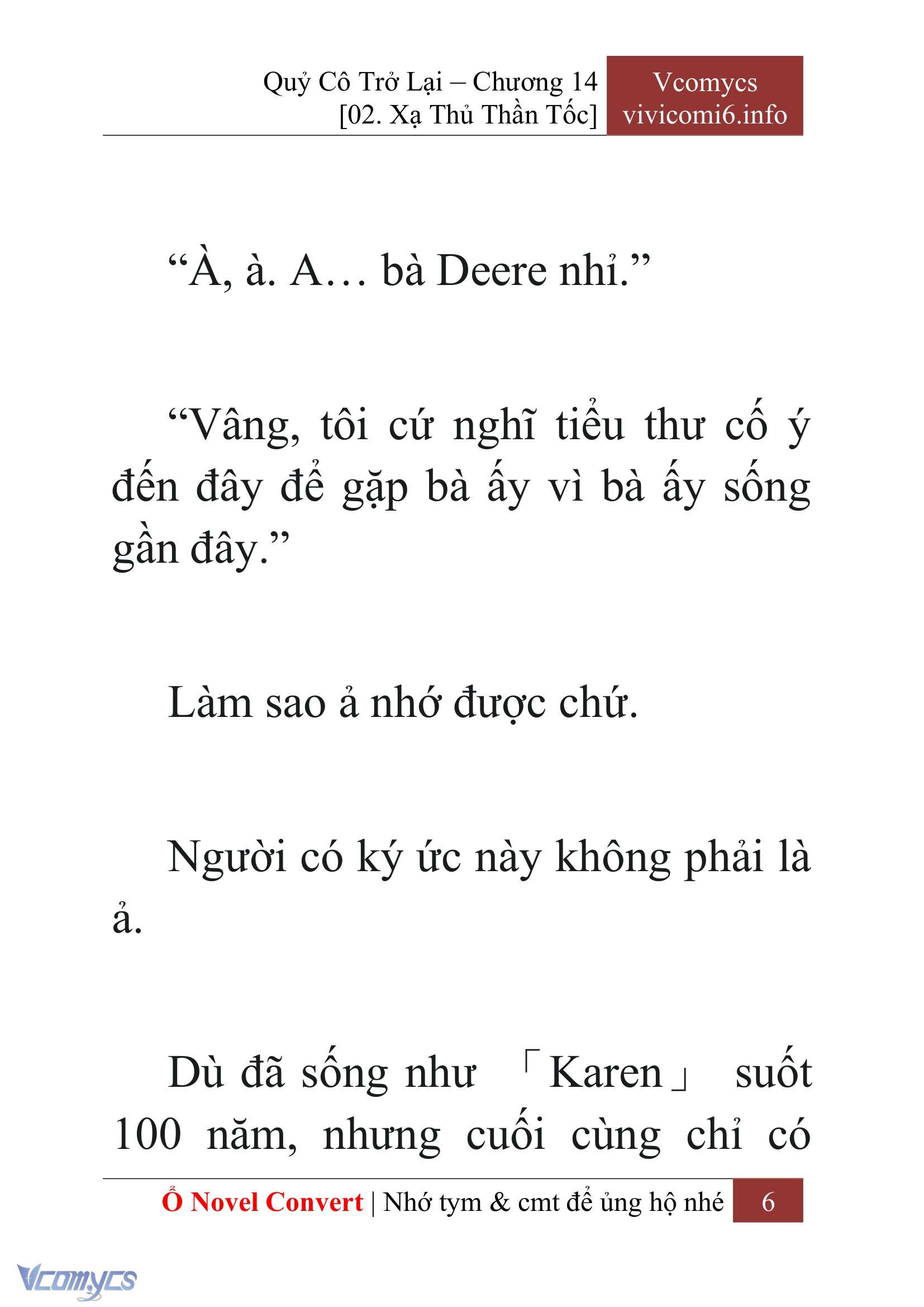 [Novel] Quý Cô Trở Lại Chapter 14 - Trang 9