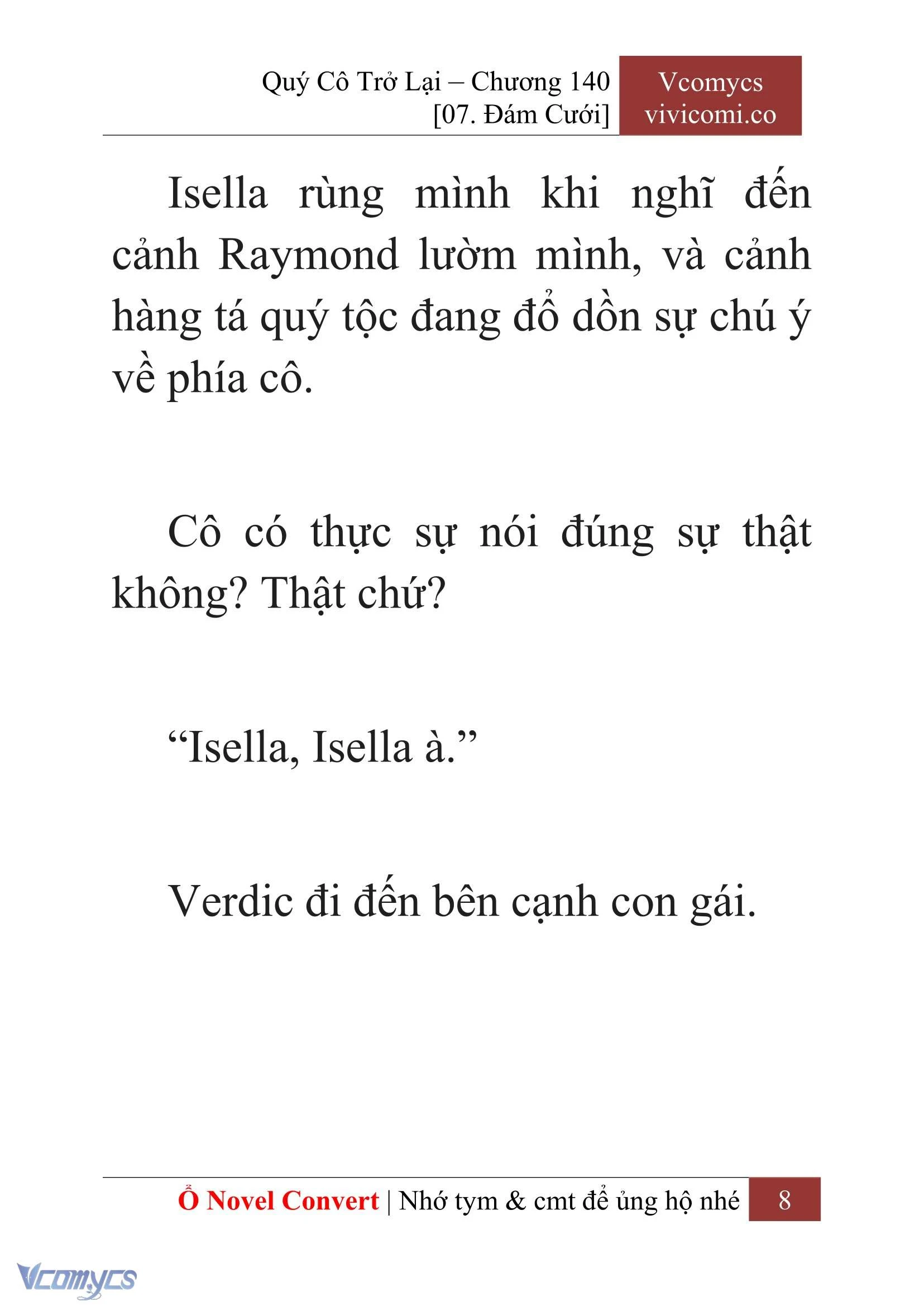 [Novel] Quý Cô Trở Lại Chapter 140 - Trang 11