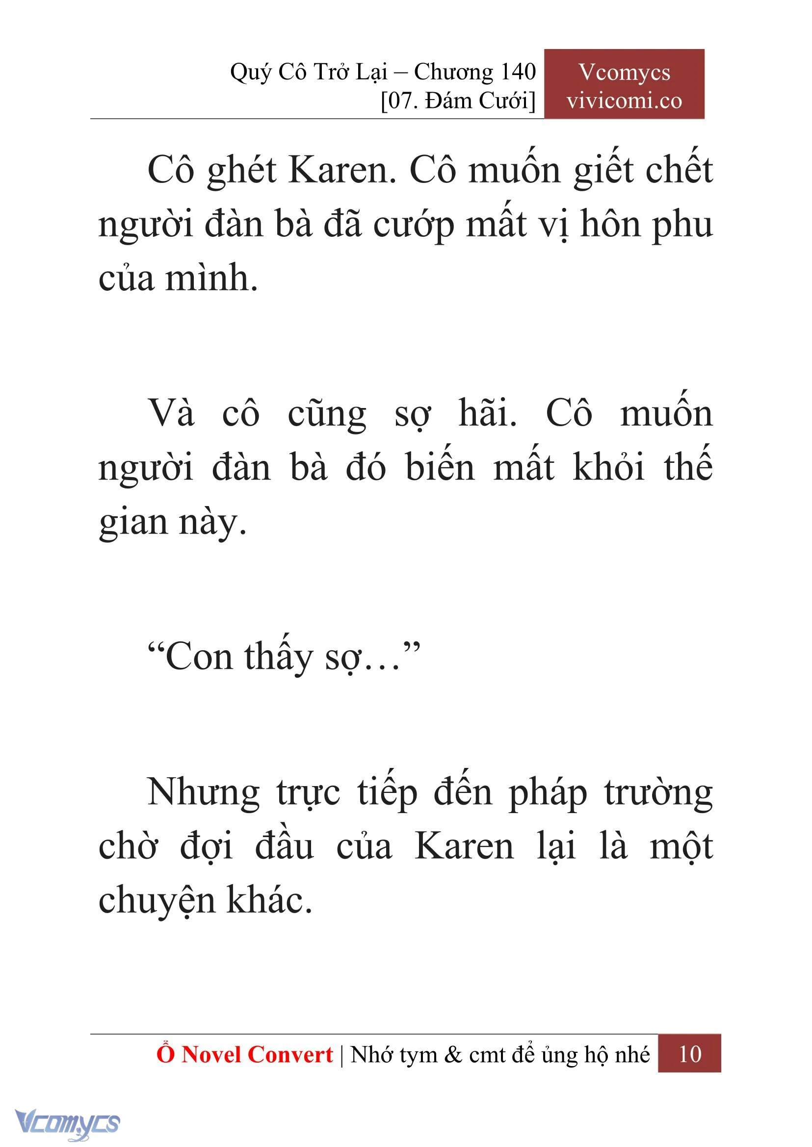 [Novel] Quý Cô Trở Lại Chapter 140 - Trang 13