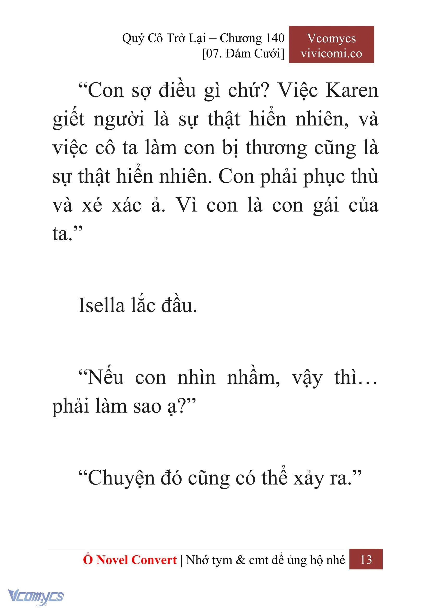 [Novel] Quý Cô Trở Lại Chapter 140 - Trang 16
