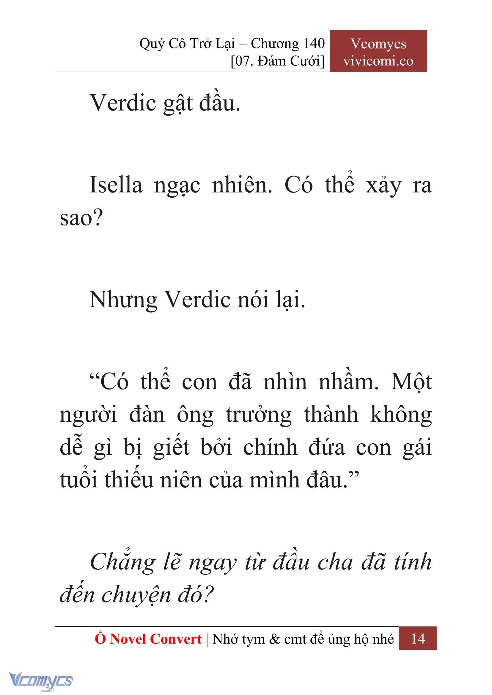 [Novel] Quý Cô Trở Lại Chapter 140 - Trang 17