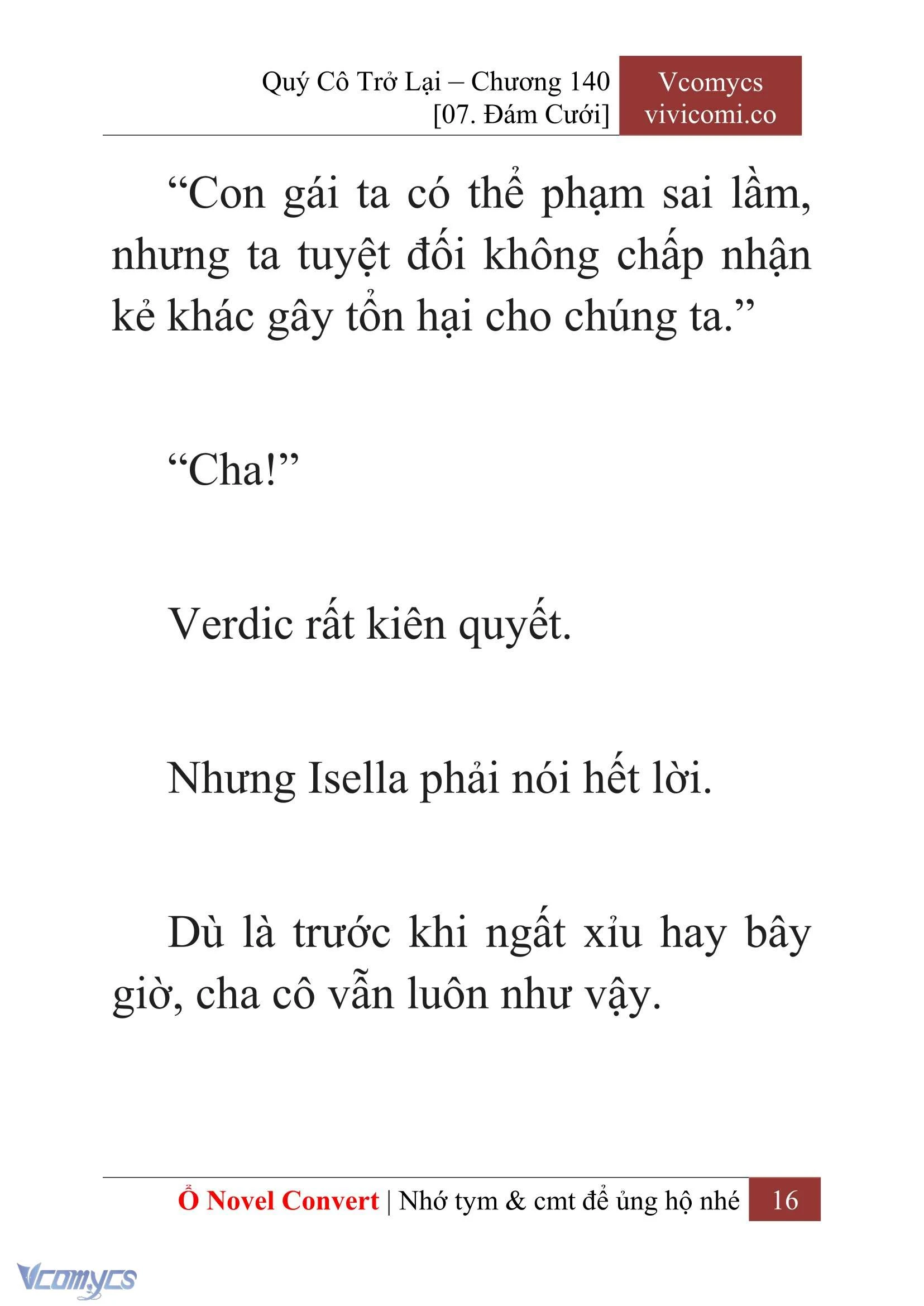 [Novel] Quý Cô Trở Lại Chapter 140 - Trang 19