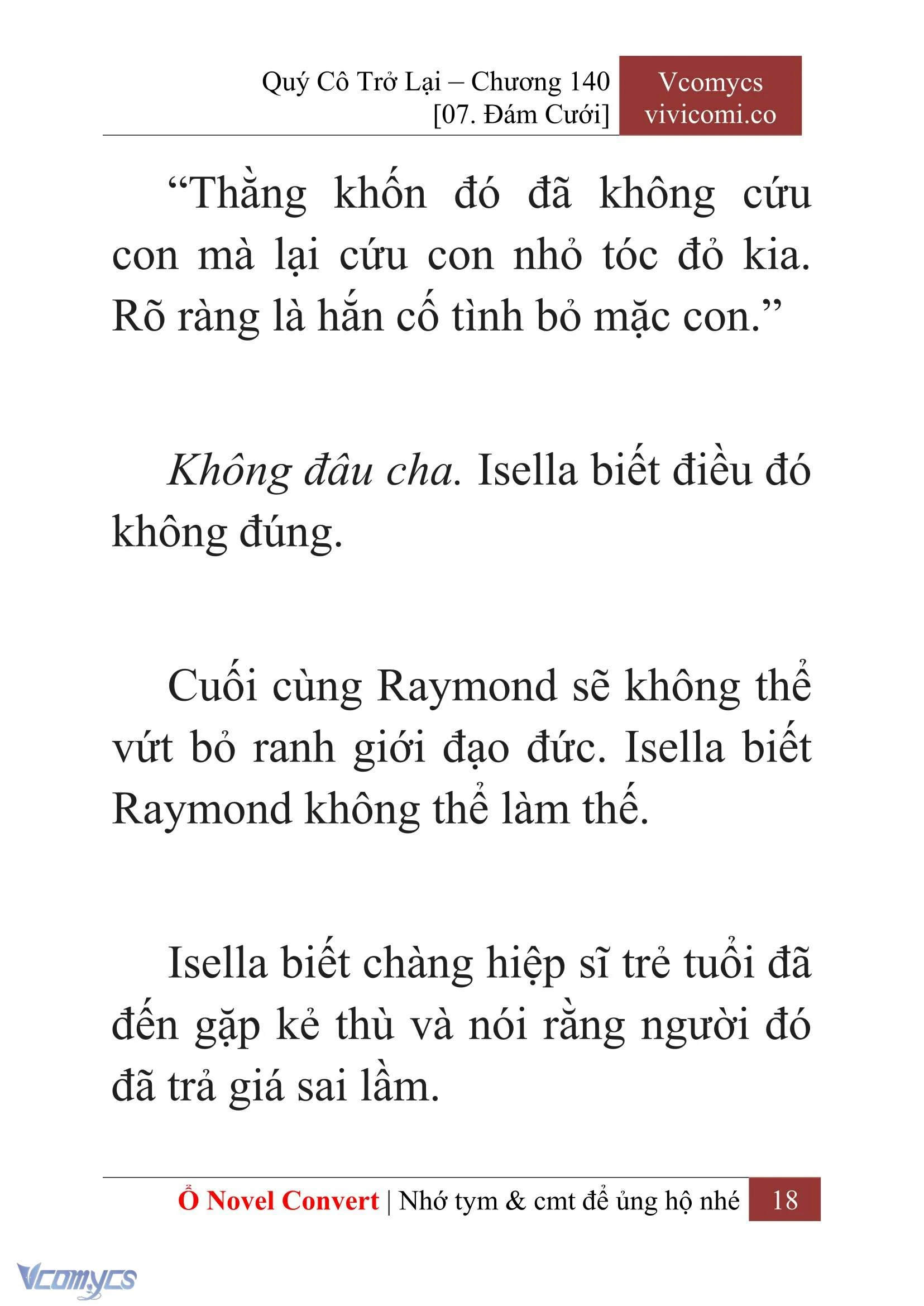 [Novel] Quý Cô Trở Lại Chapter 140 - Trang 21