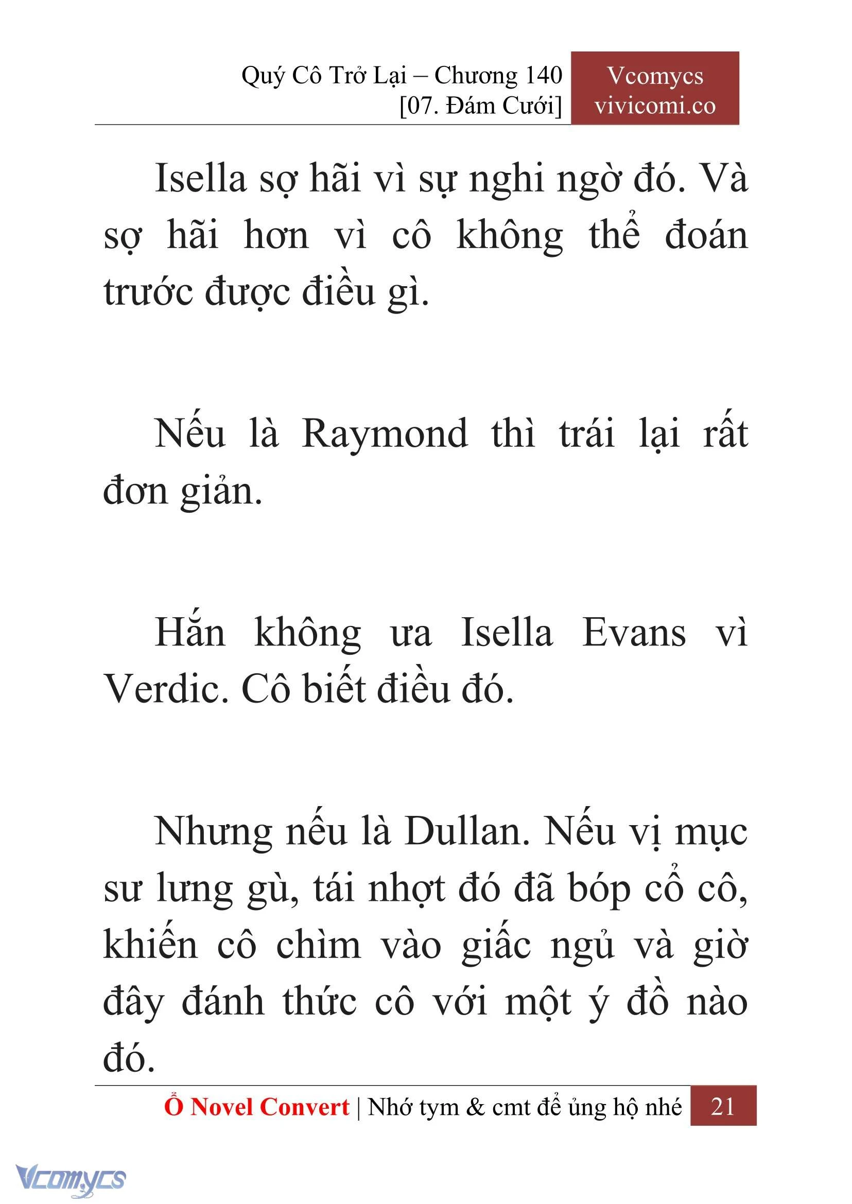 [Novel] Quý Cô Trở Lại Chapter 140 - Trang 24
