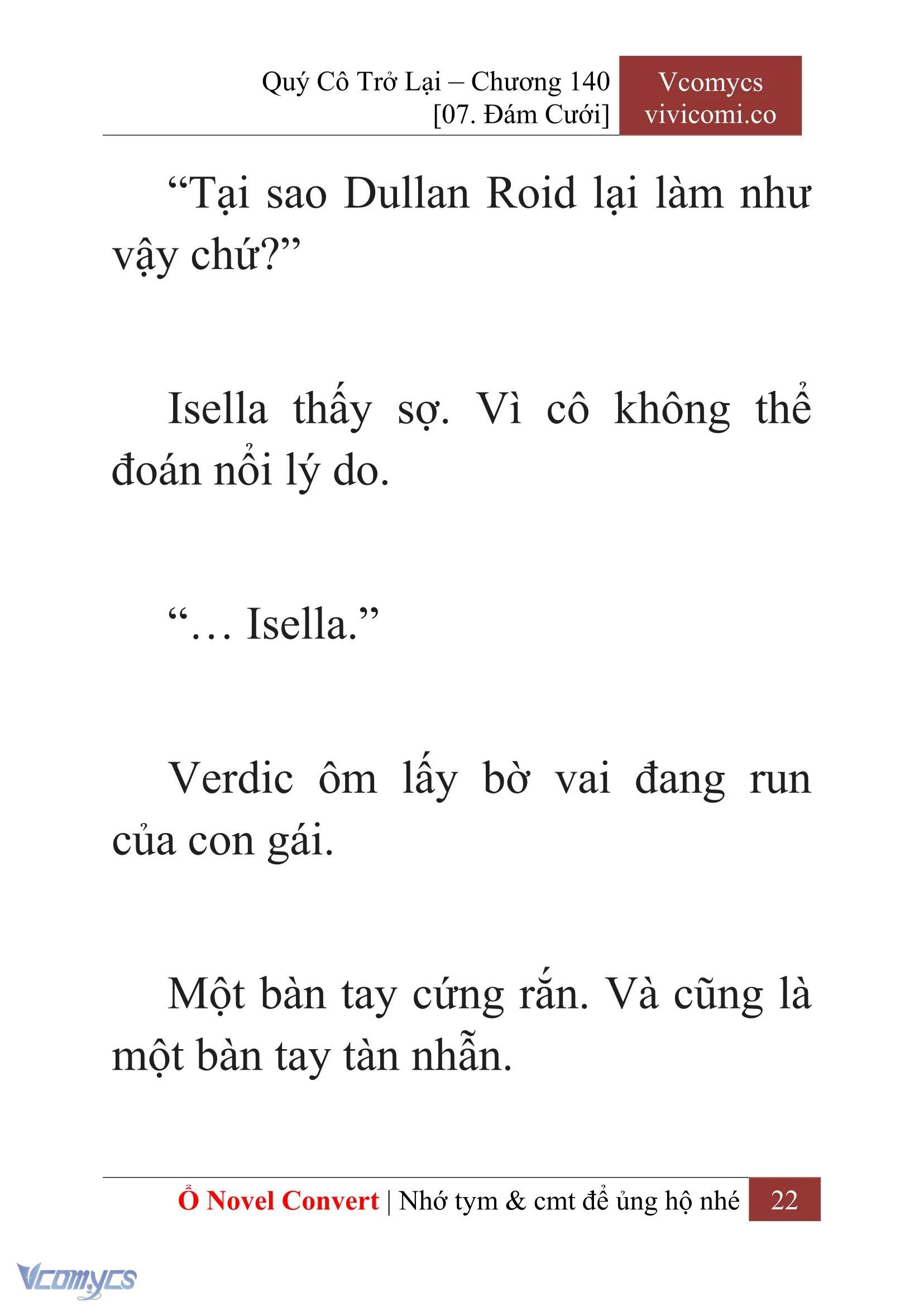 [Novel] Quý Cô Trở Lại Chapter 140 - Trang 25