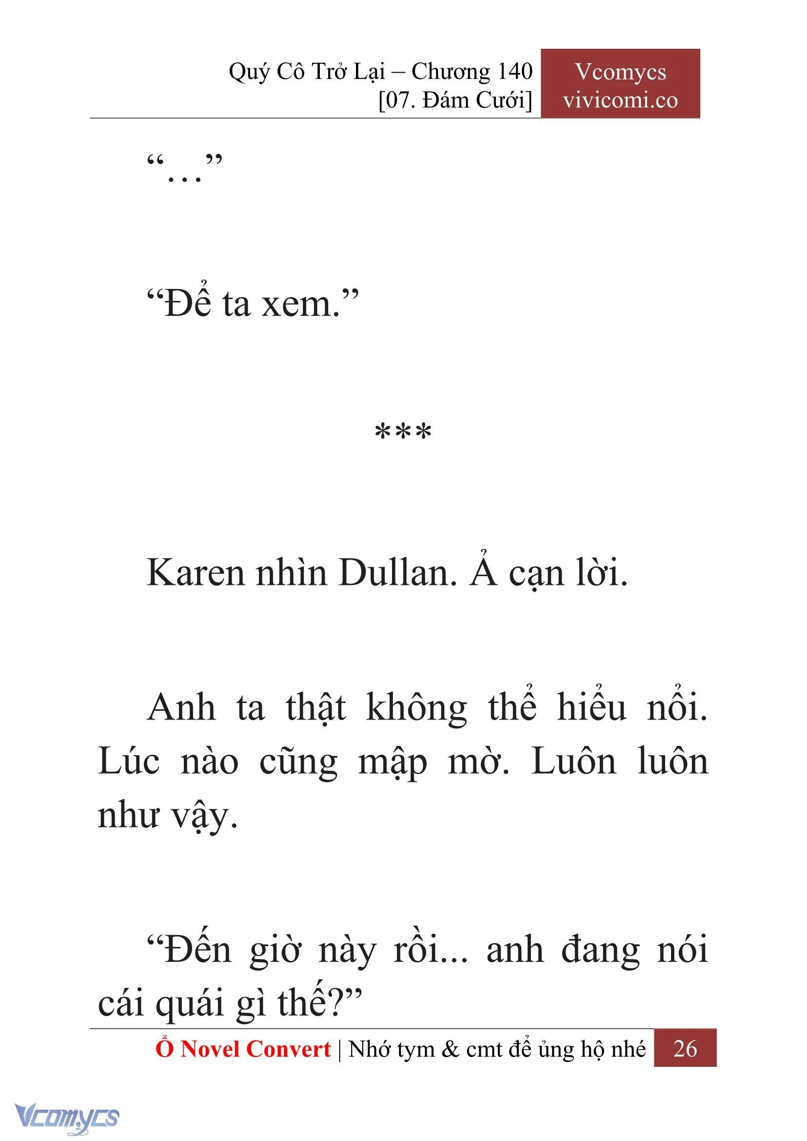 [Novel] Quý Cô Trở Lại Chapter 140 - Trang 29
