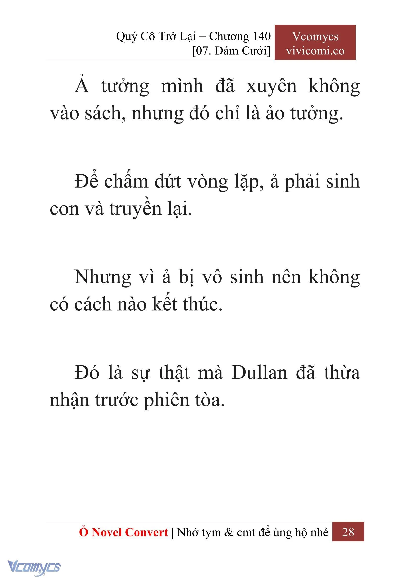 [Novel] Quý Cô Trở Lại Chapter 140 - Trang 31