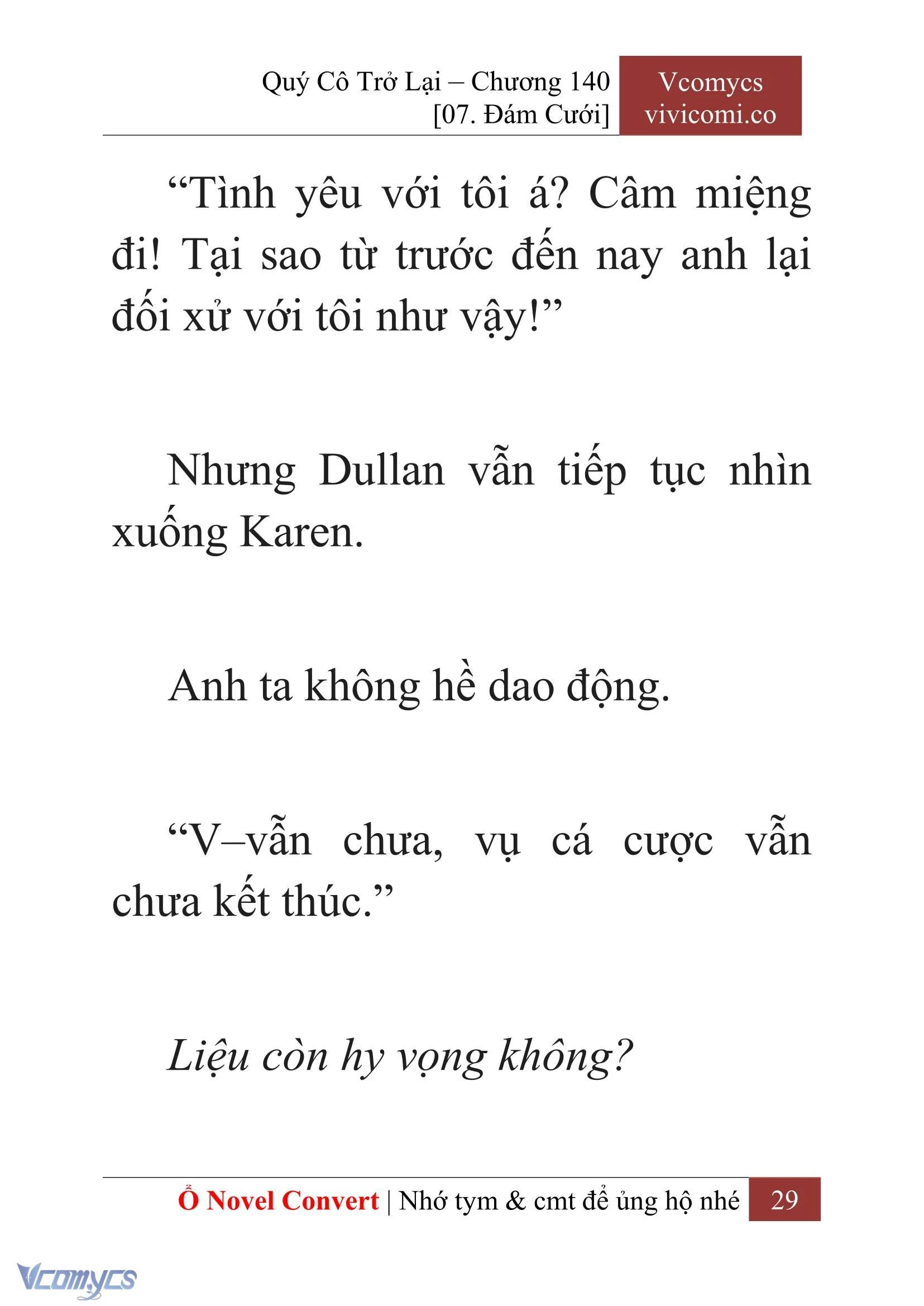 [Novel] Quý Cô Trở Lại Chapter 140 - Trang 32