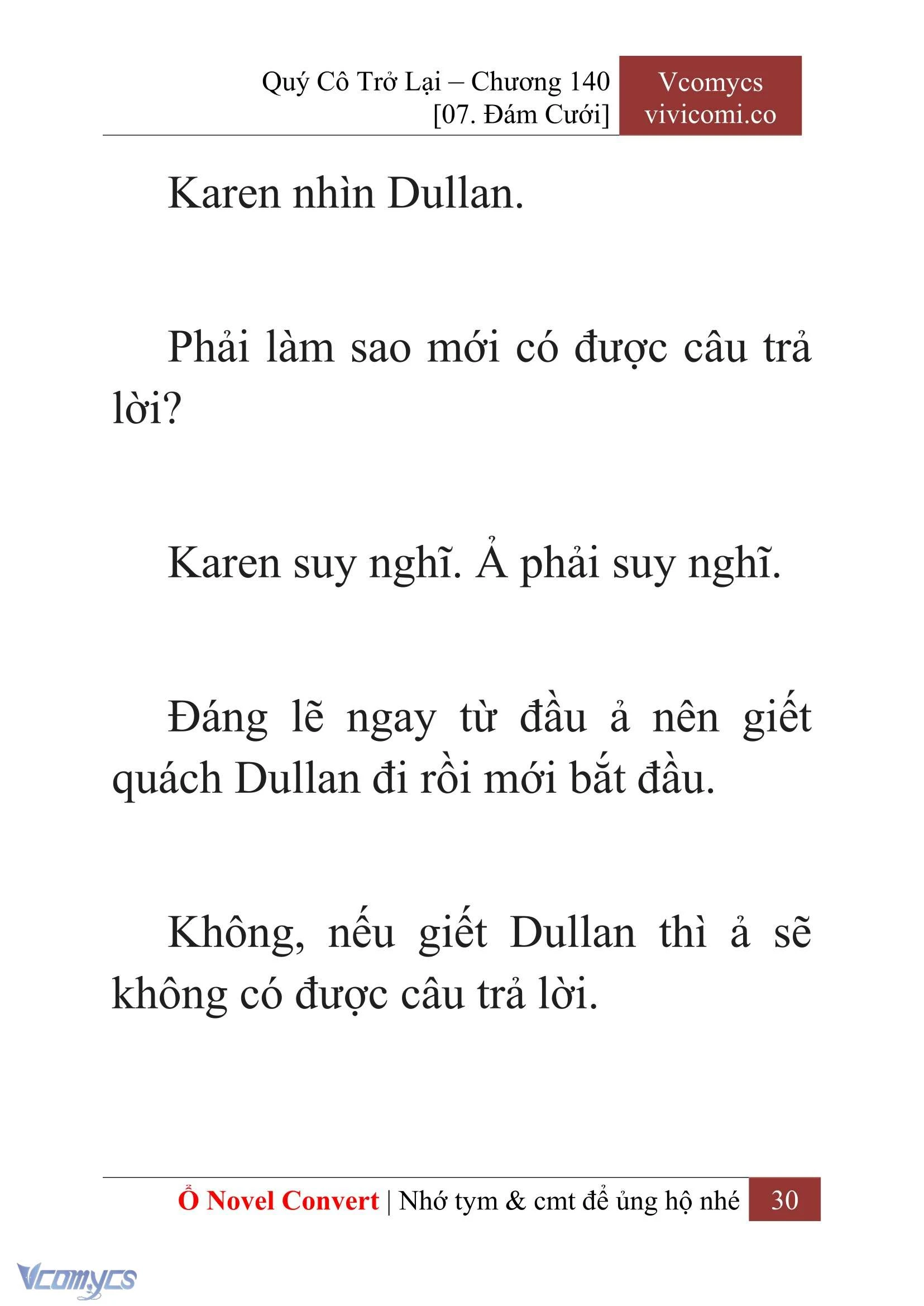 [Novel] Quý Cô Trở Lại Chapter 140 - Trang 33