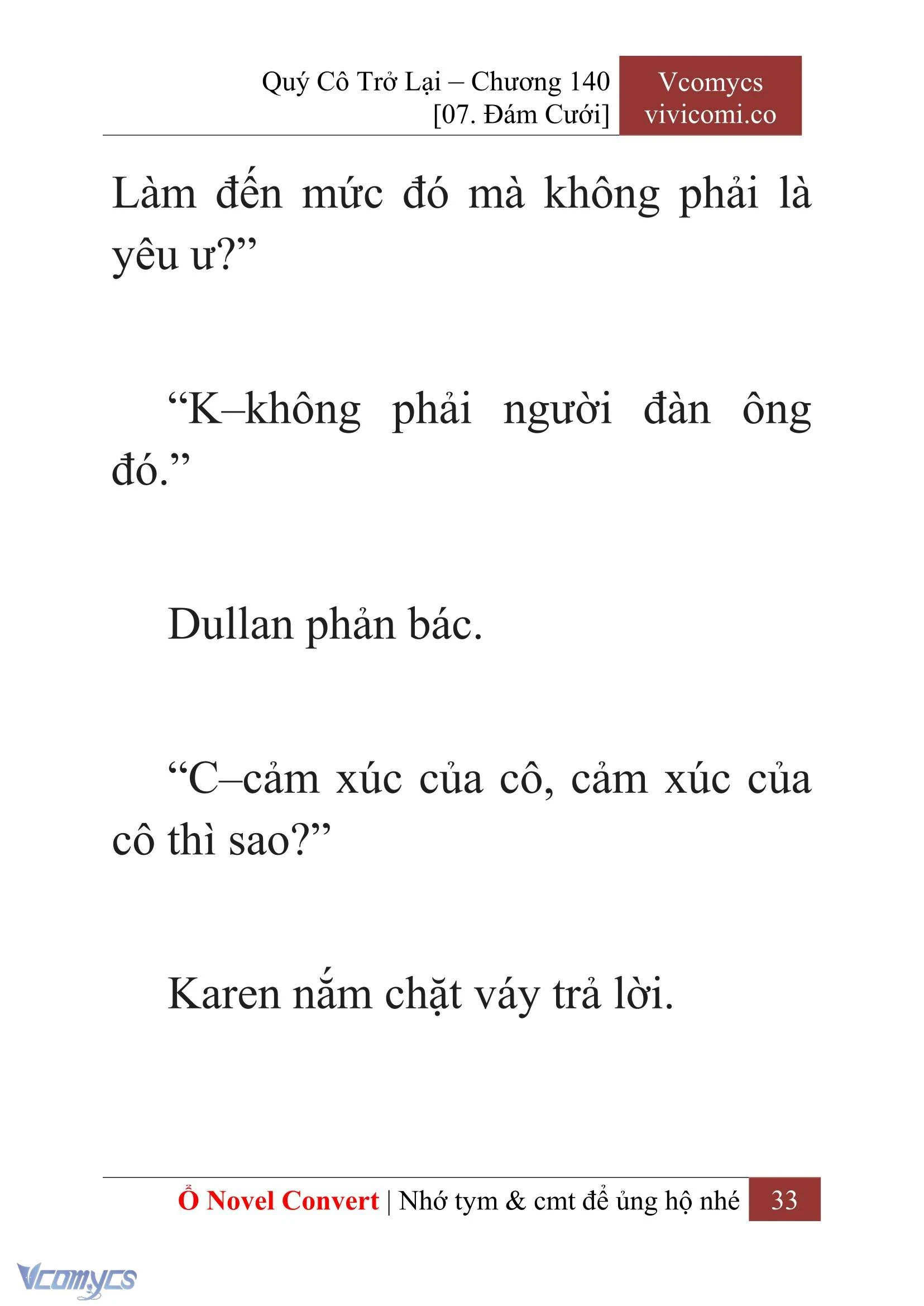 [Novel] Quý Cô Trở Lại Chapter 140 - Trang 36