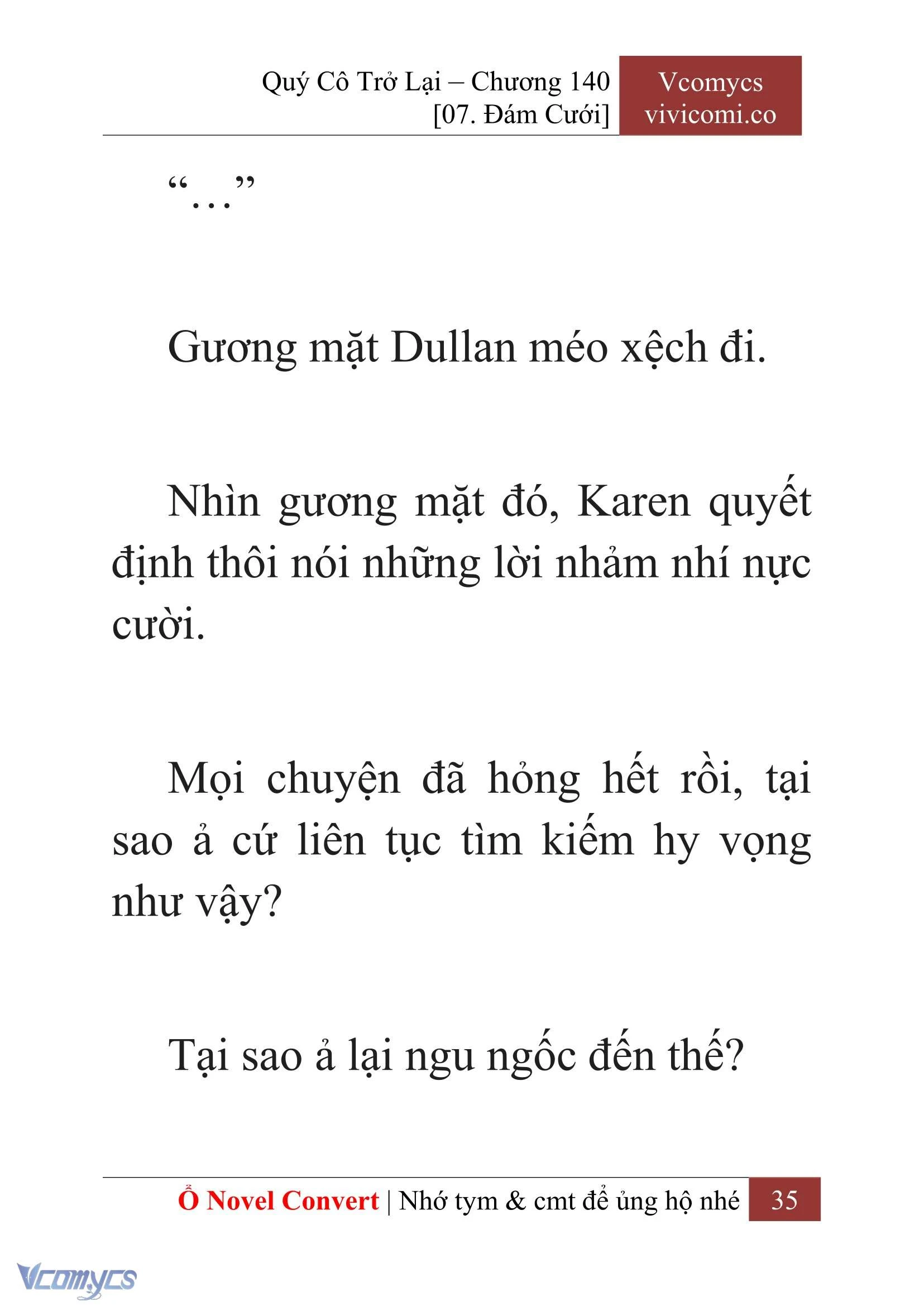 [Novel] Quý Cô Trở Lại Chapter 140 - Trang 38