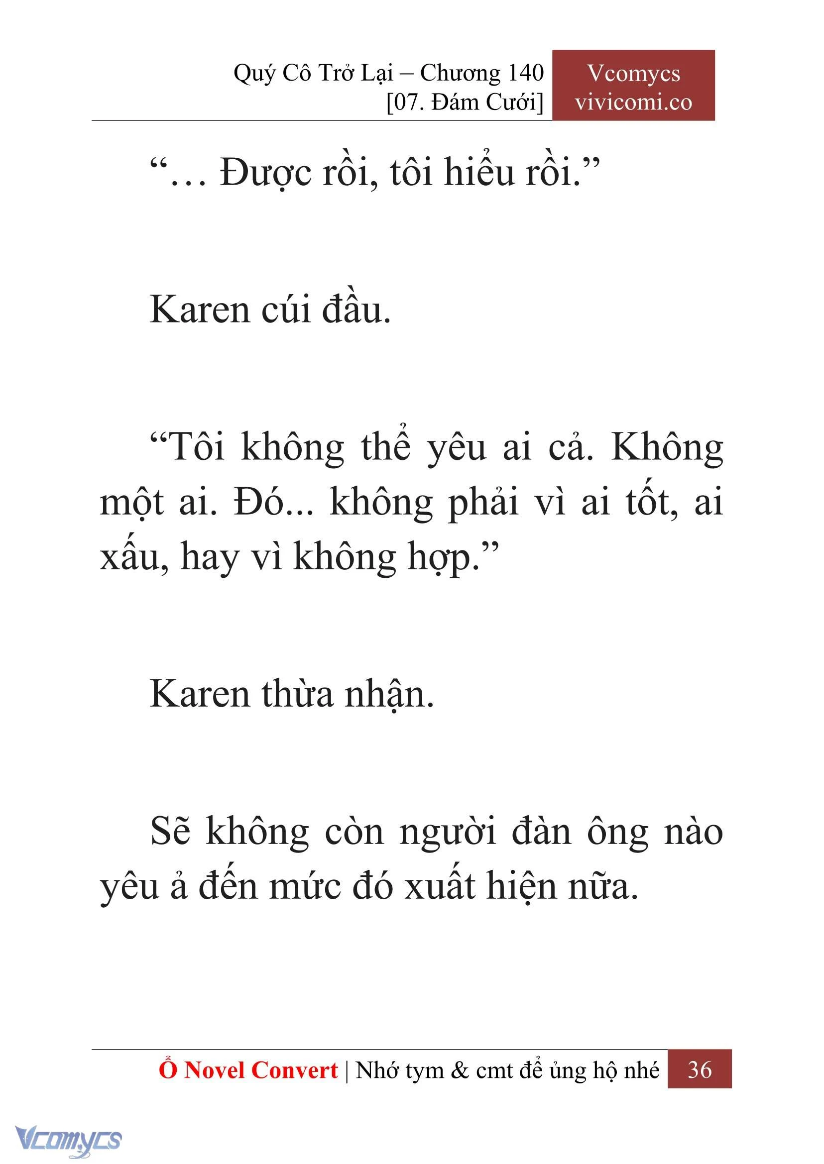 [Novel] Quý Cô Trở Lại Chapter 140 - Trang 39