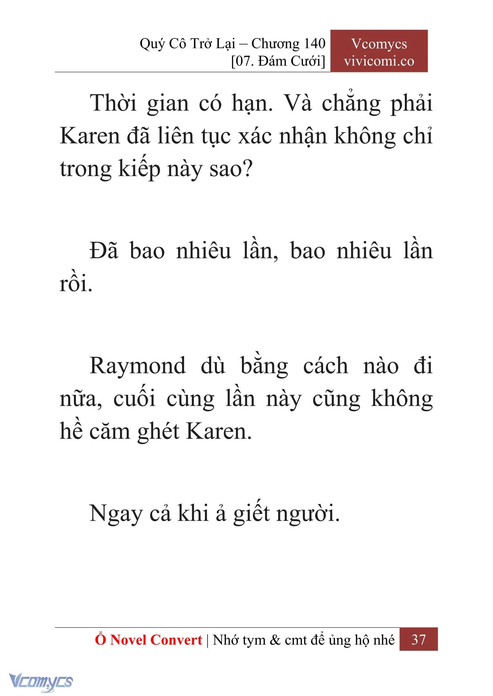 [Novel] Quý Cô Trở Lại Chapter 140 - Trang 40