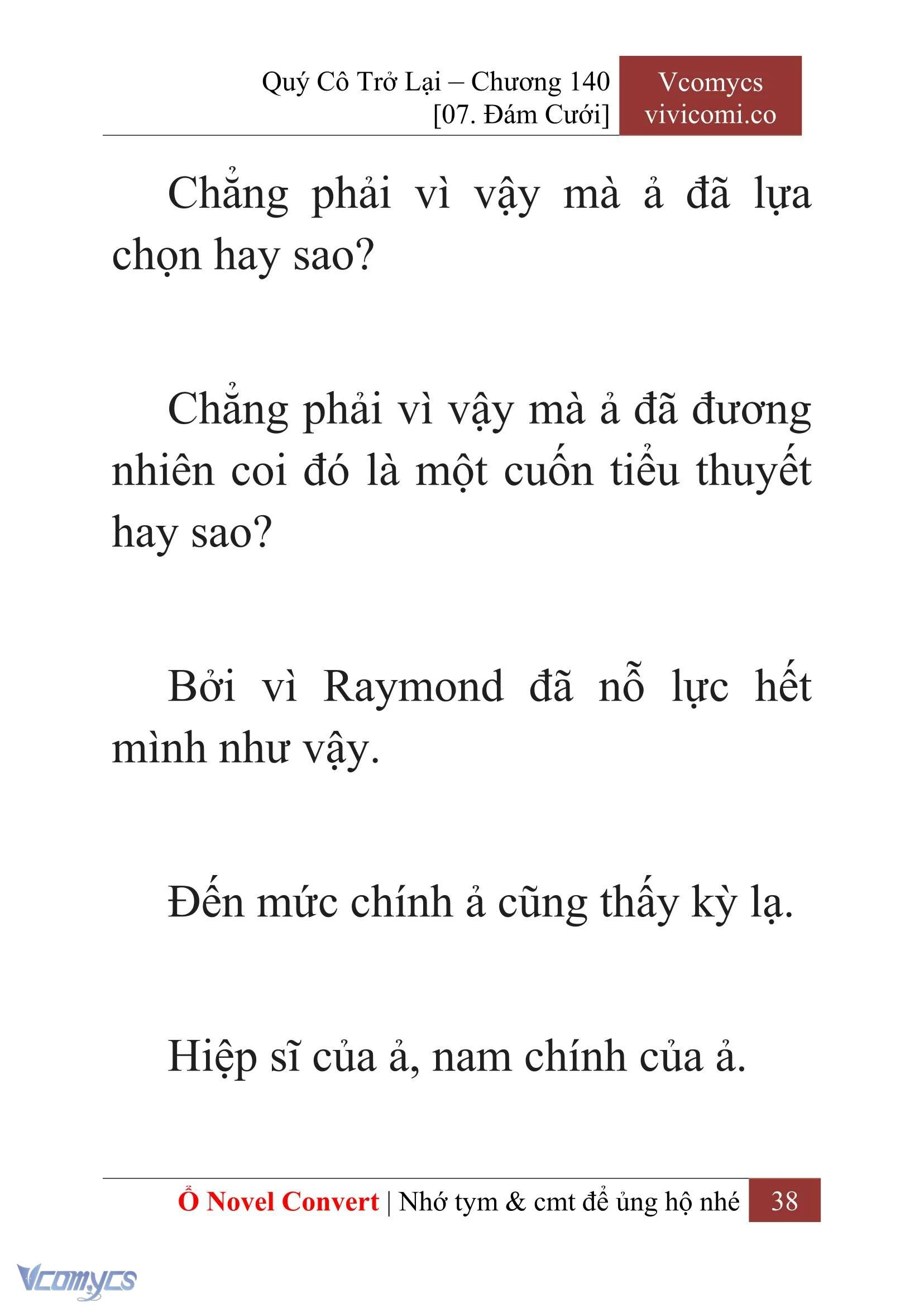 [Novel] Quý Cô Trở Lại Chapter 140 - Trang 41