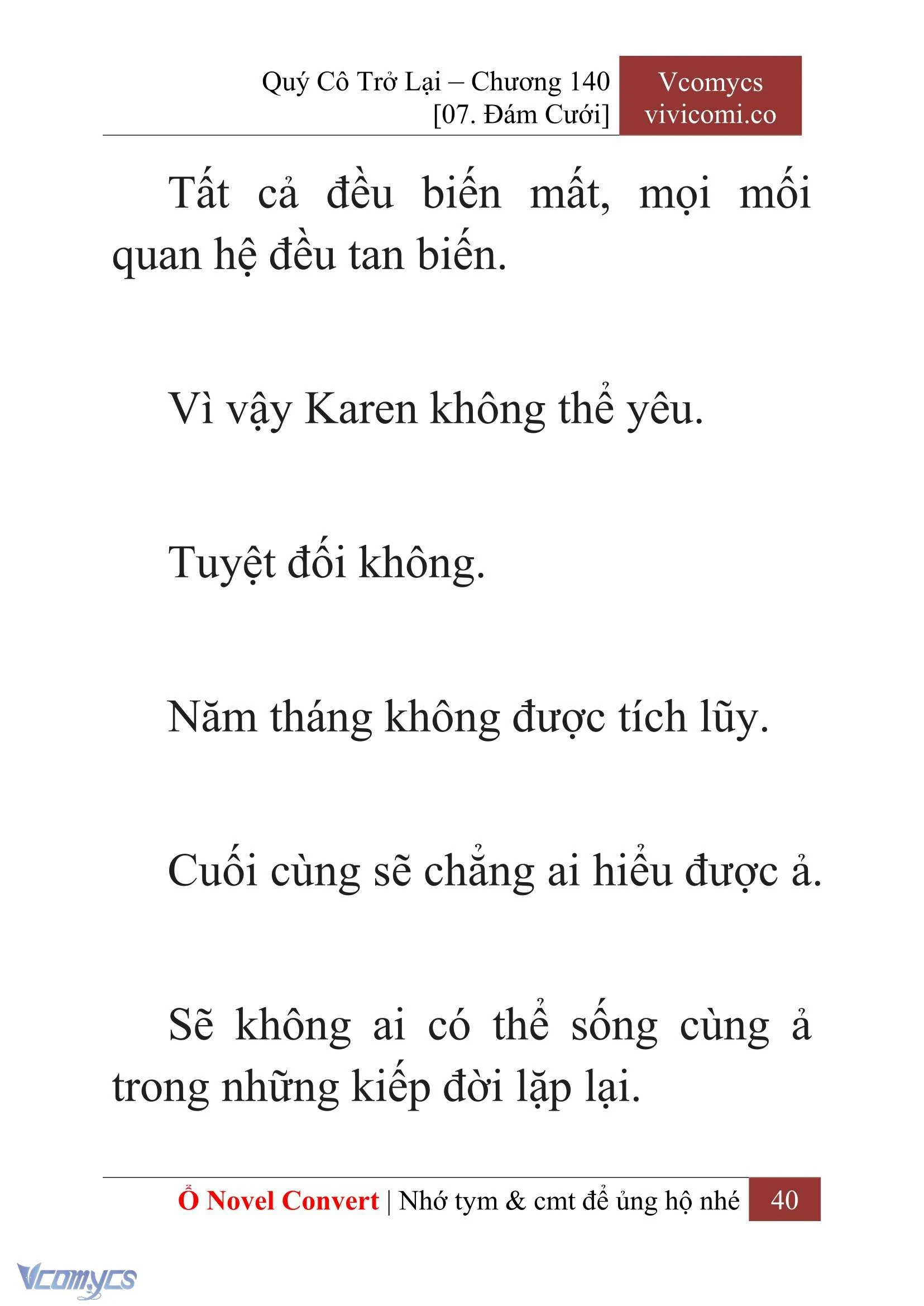 [Novel] Quý Cô Trở Lại Chapter 140 - Trang 43