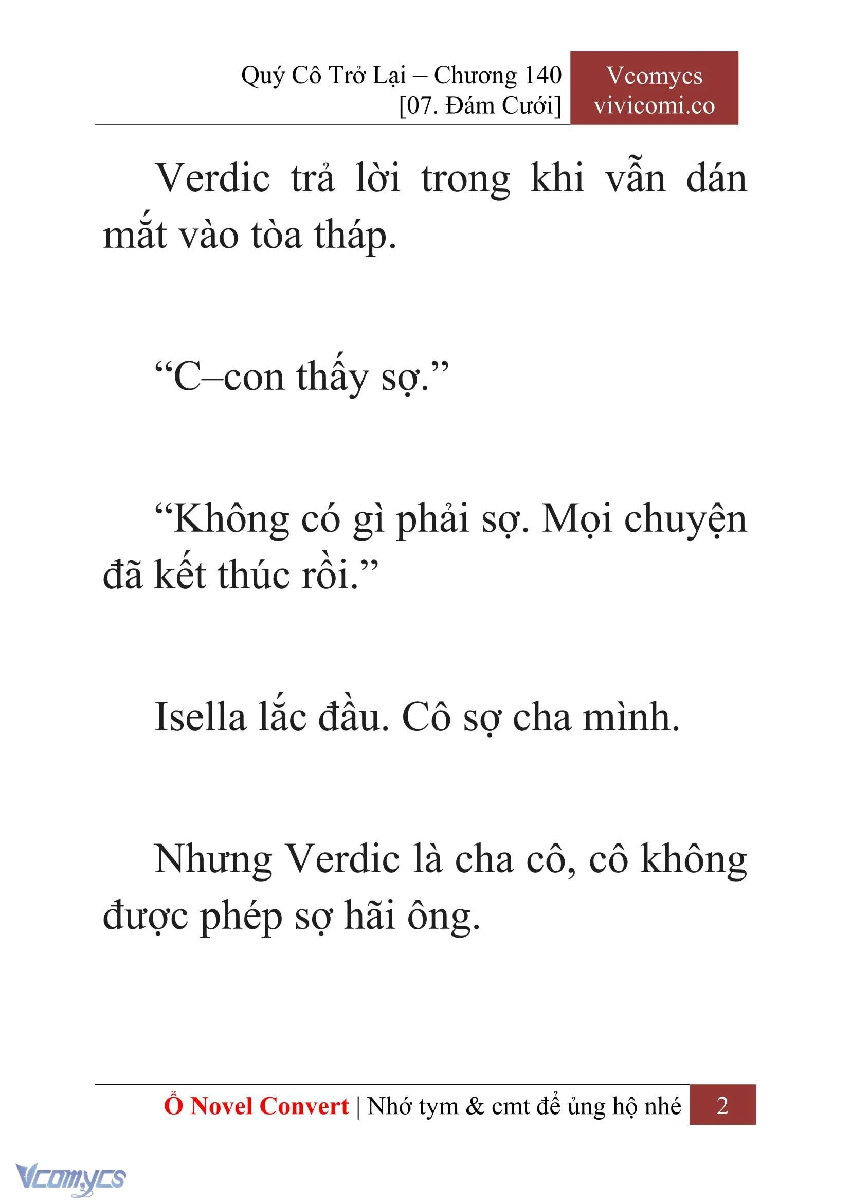 [Novel] Quý Cô Trở Lại Chapter 140 - Trang 5