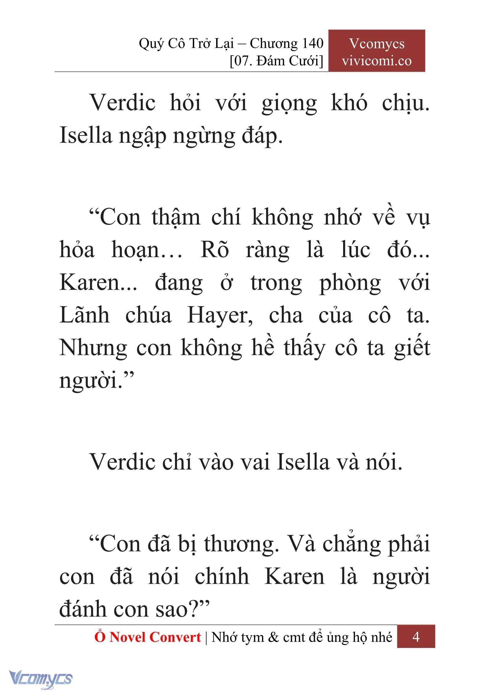 [Novel] Quý Cô Trở Lại Chapter 140 - Trang 7