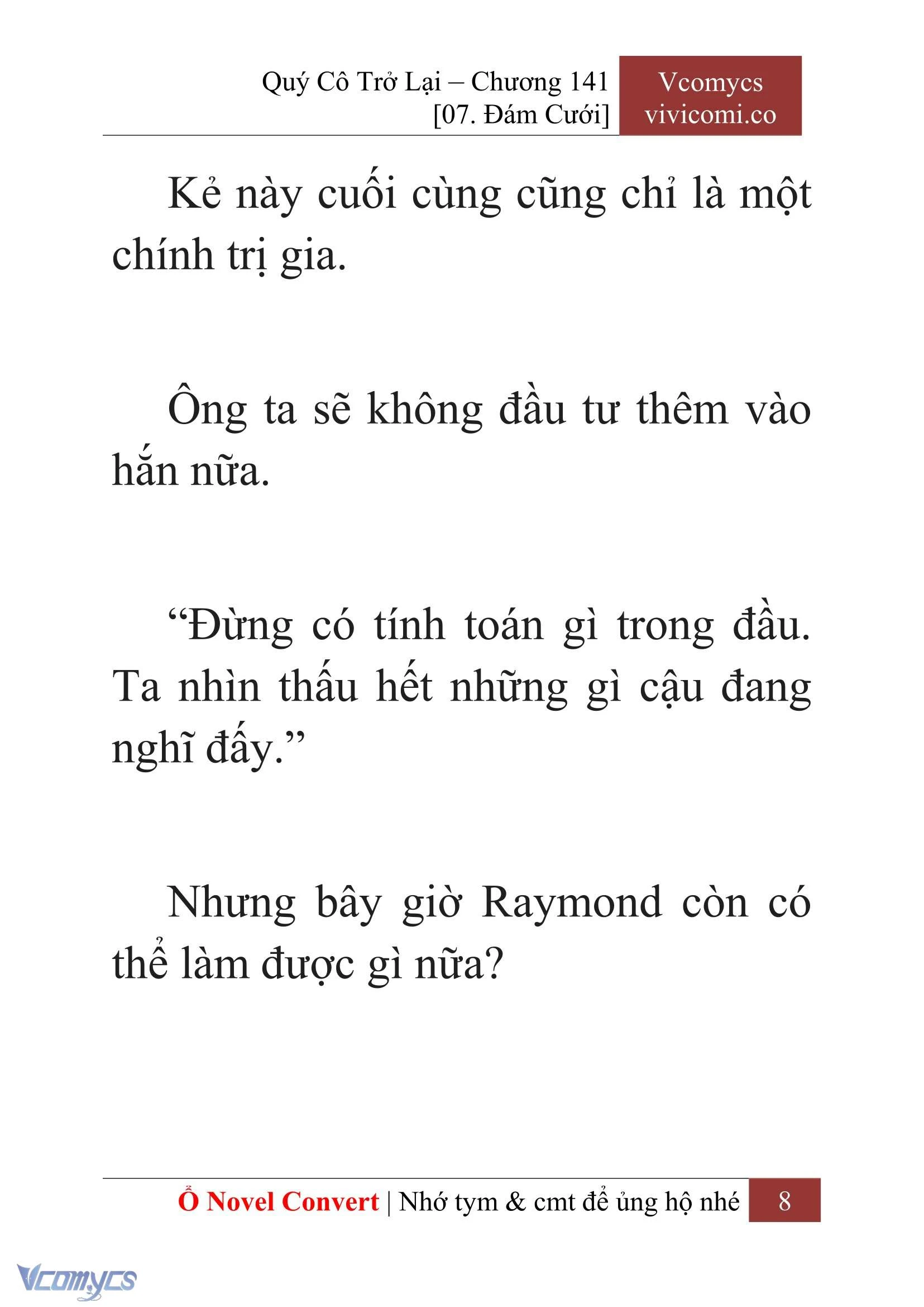 [Novel] Quý Cô Trở Lại Chapter 141 - Trang 11