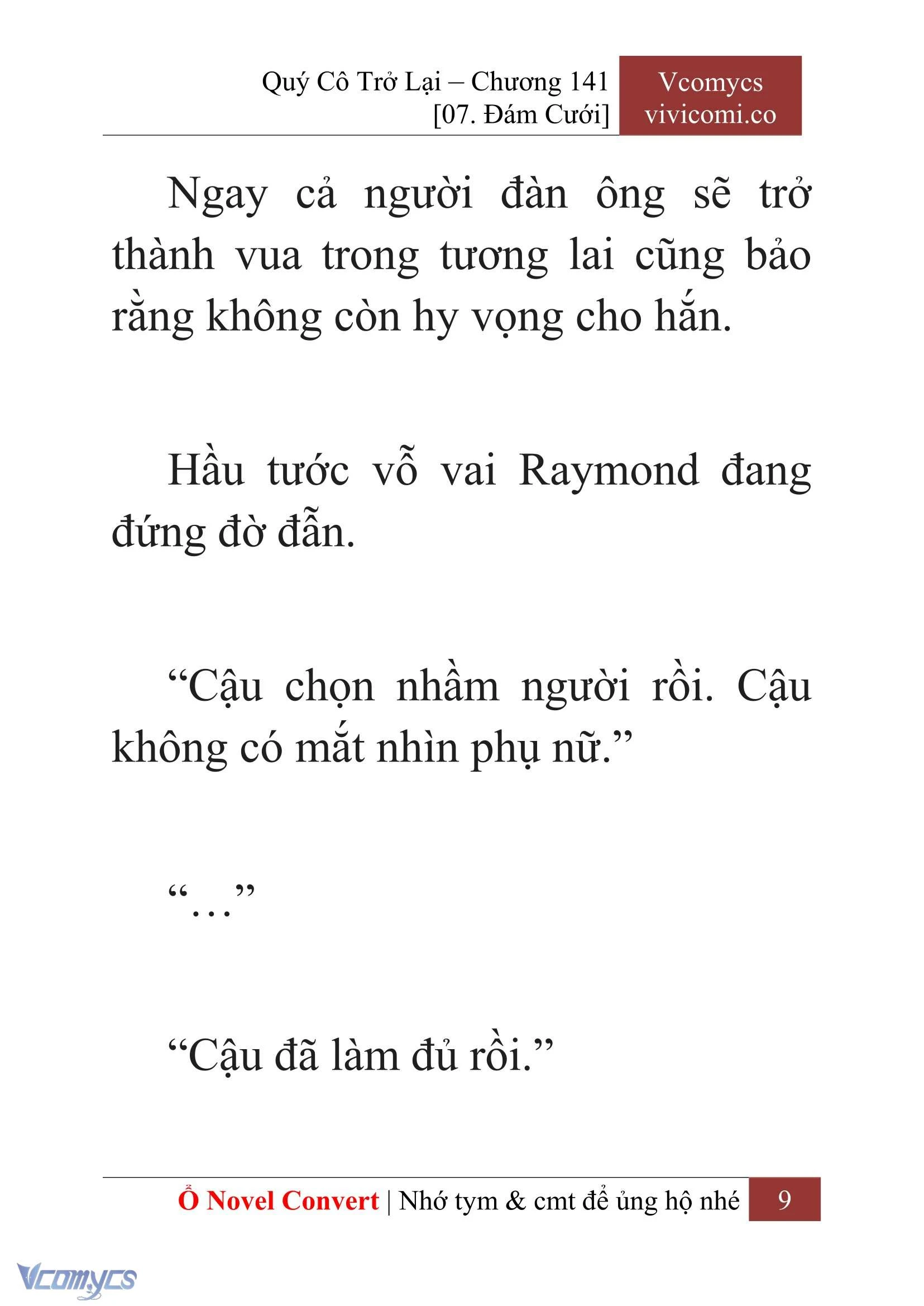 [Novel] Quý Cô Trở Lại Chapter 141 - Trang 12