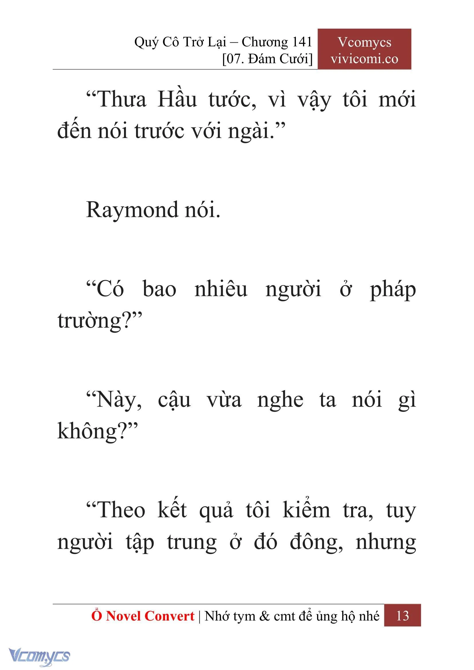 [Novel] Quý Cô Trở Lại Chapter 141 - Trang 16