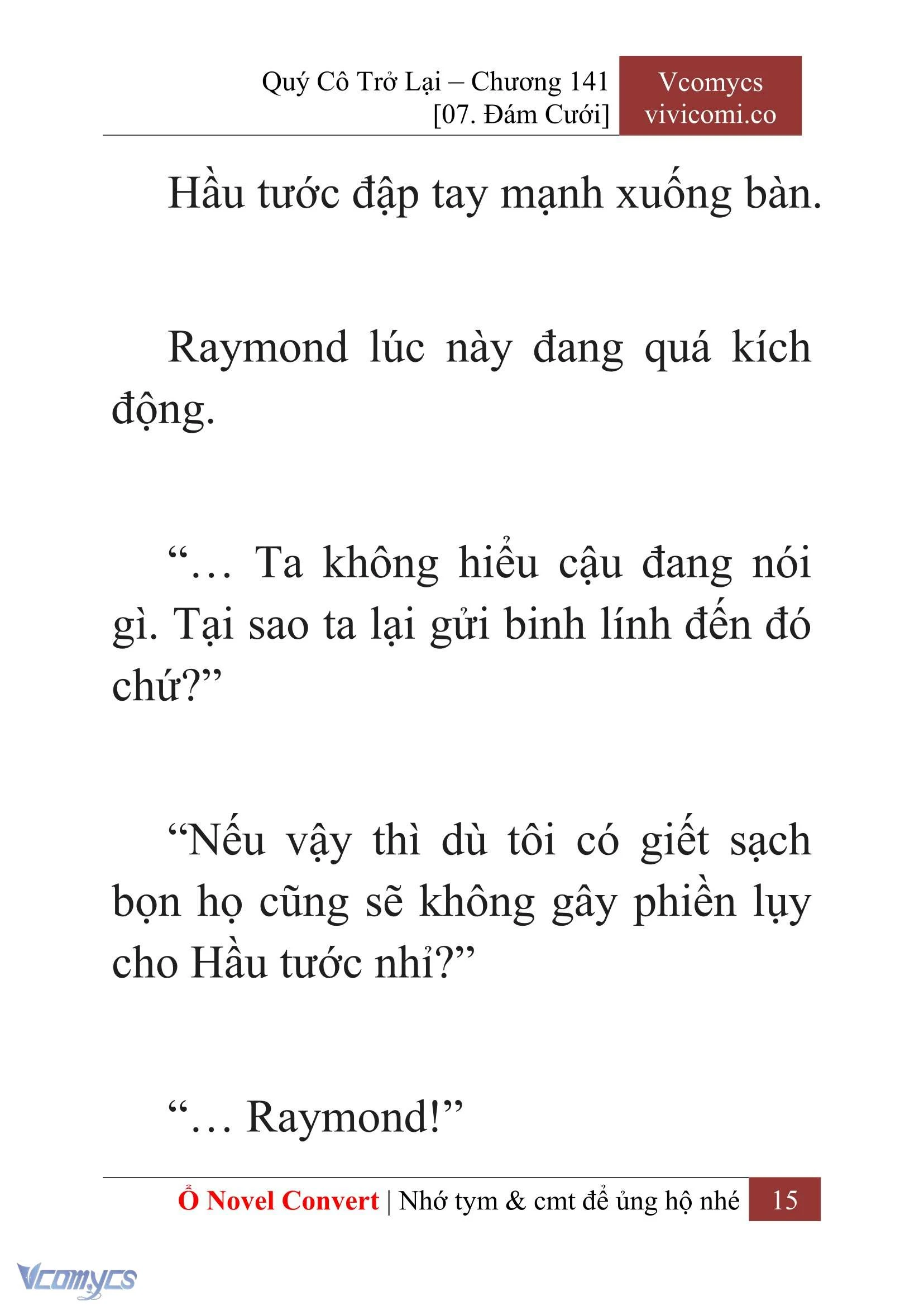 [Novel] Quý Cô Trở Lại Chapter 141 - Trang 18
