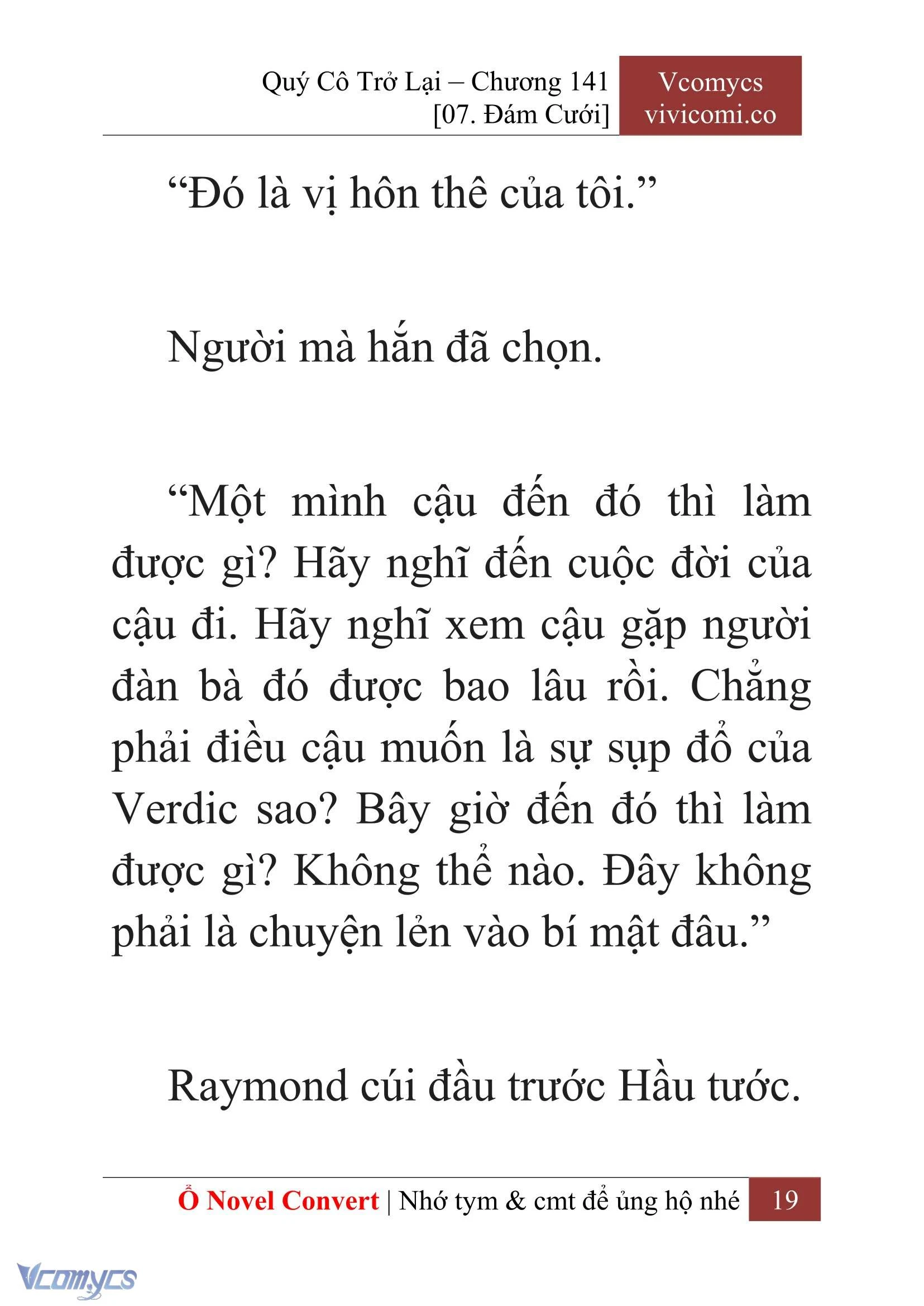 [Novel] Quý Cô Trở Lại Chapter 141 - Trang 22