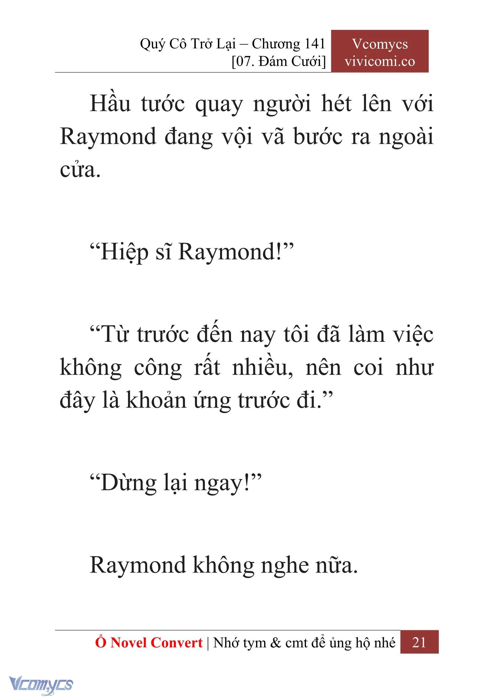 [Novel] Quý Cô Trở Lại Chapter 141 - Trang 24