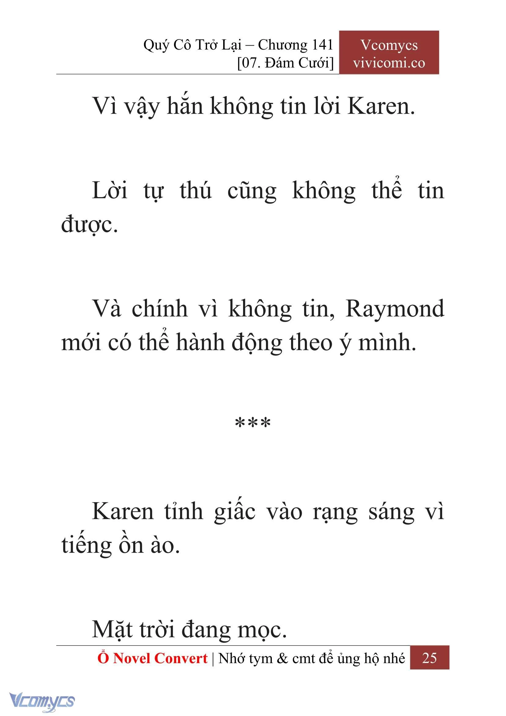 [Novel] Quý Cô Trở Lại Chapter 141 - Trang 28