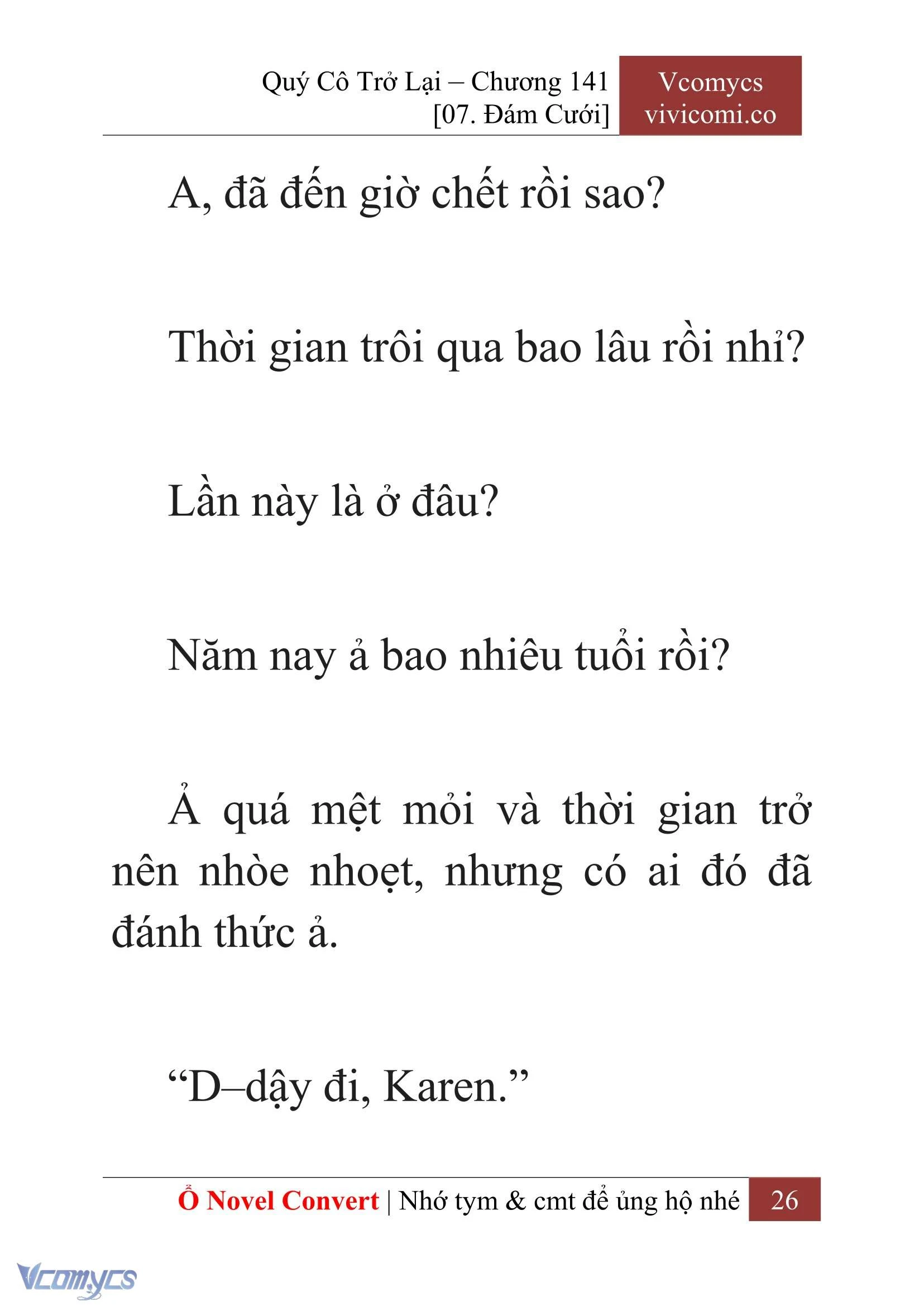 [Novel] Quý Cô Trở Lại Chapter 141 - Trang 29